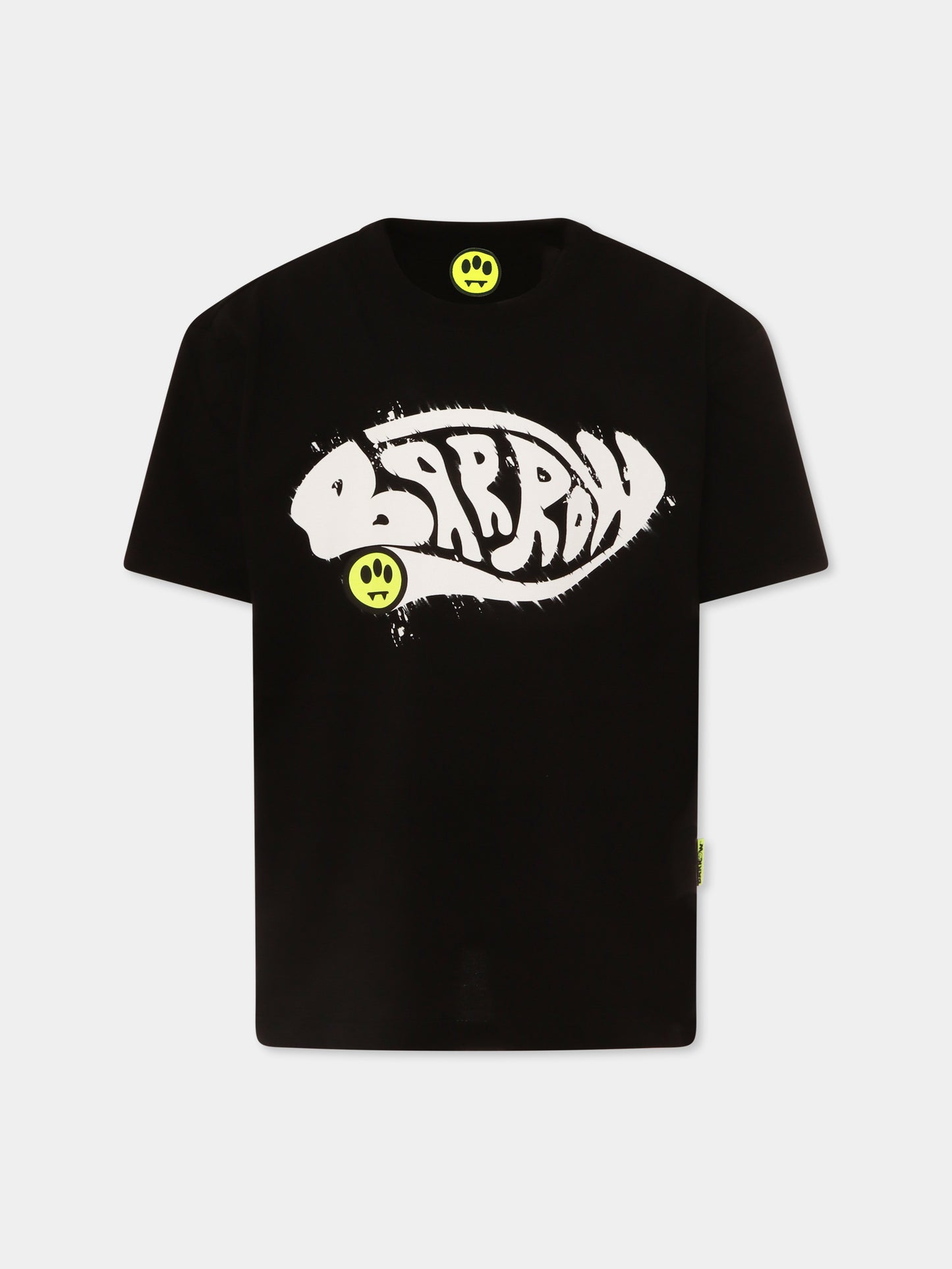 Black t-shirt for kids with logo