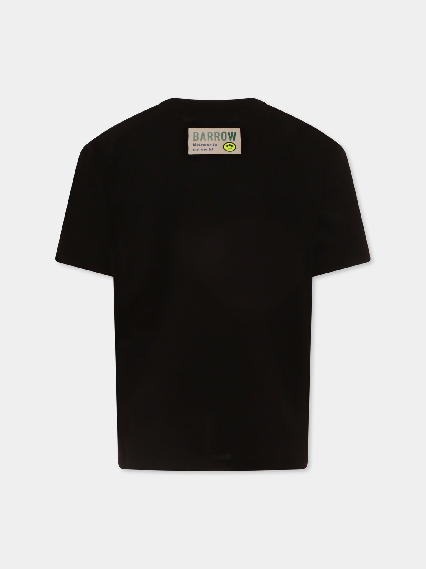 Black t-shirt for kids with logo