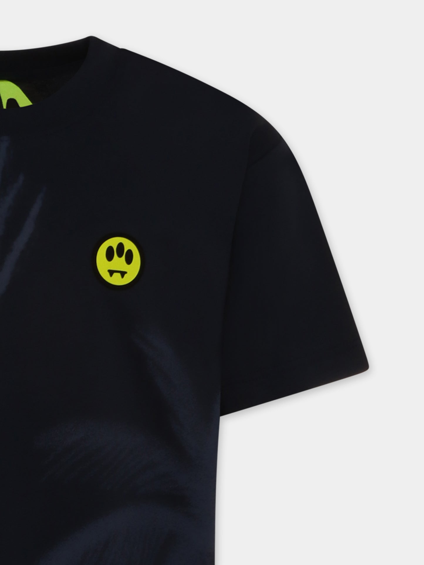 Blue t-shirt for kids with smile