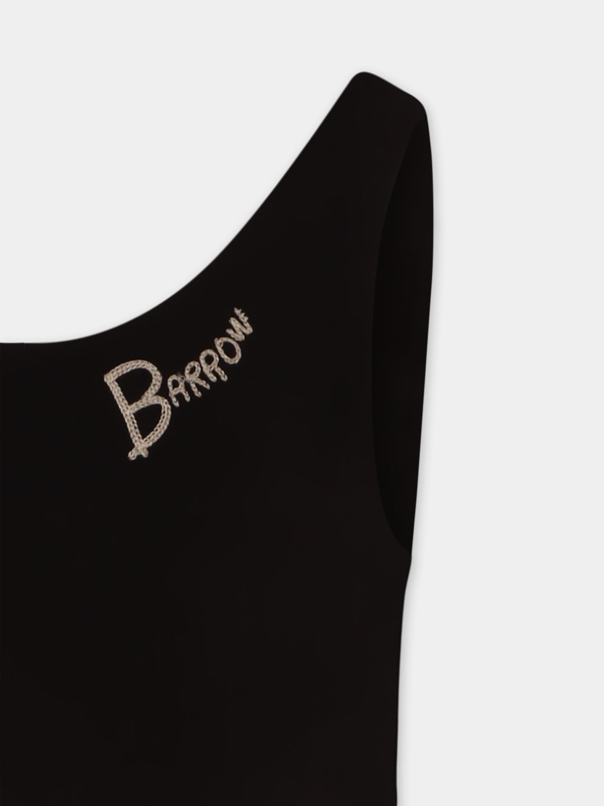 Copricostume nero per bambina con smile,Barrow,S5BKJGDR175 110