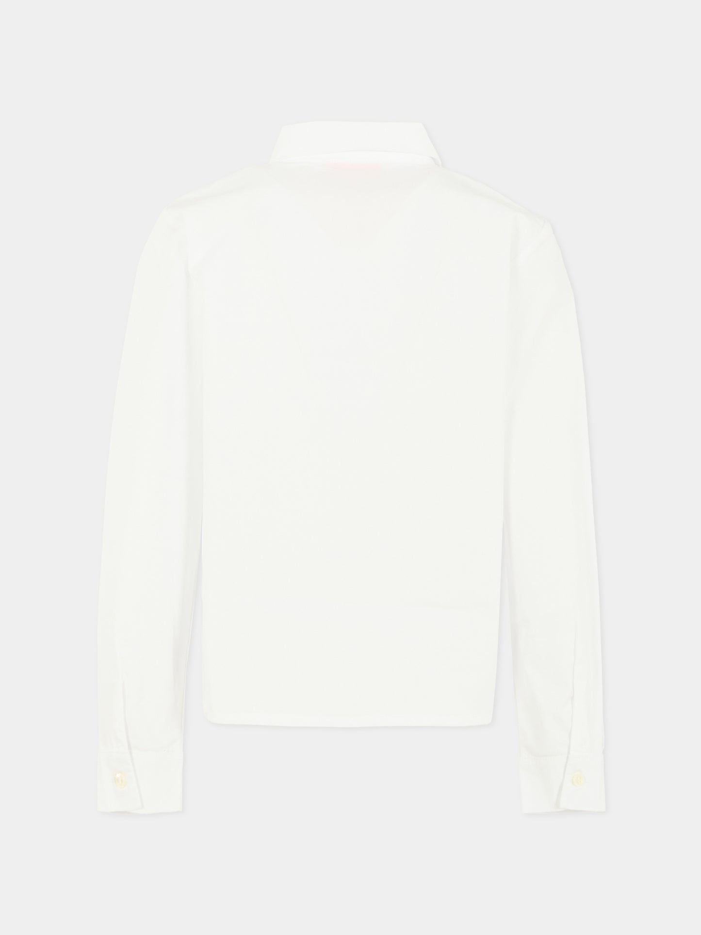 Camicia bianca per bambina con trecce,Vivetta Kids,VI2537B