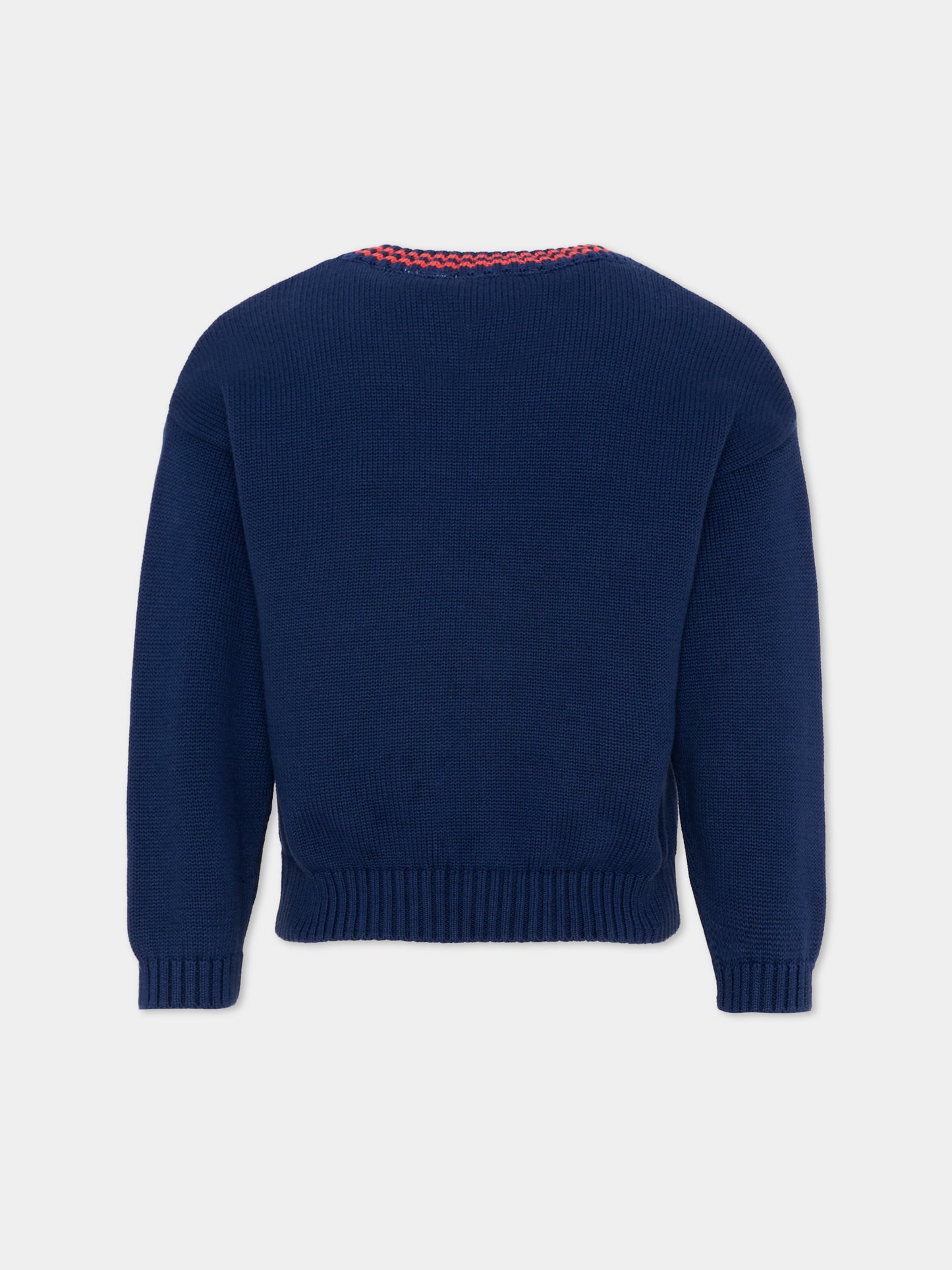 Maglione blu per bambino con E.T.,Mini Rodini,2582015560