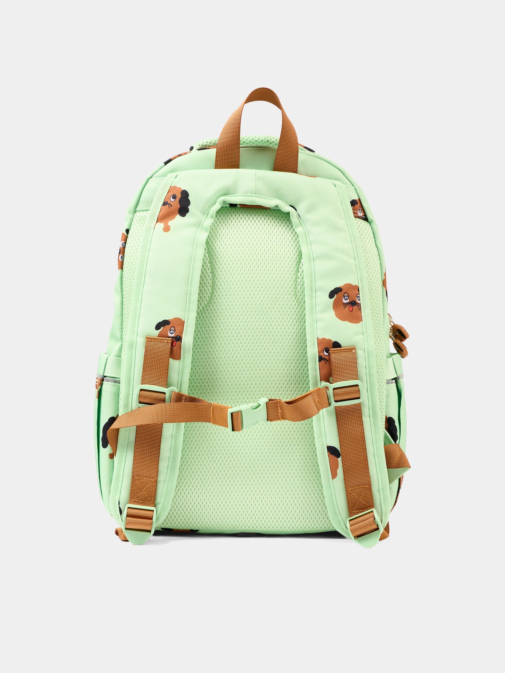Zaino verde per bambini con cagnolini,Mini Rodini,2616010575