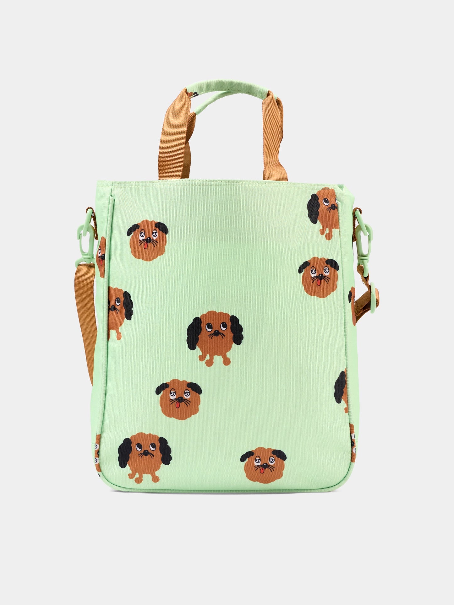 Borsa verde per bambini con cagnolini,Mini Rodini,2616010675