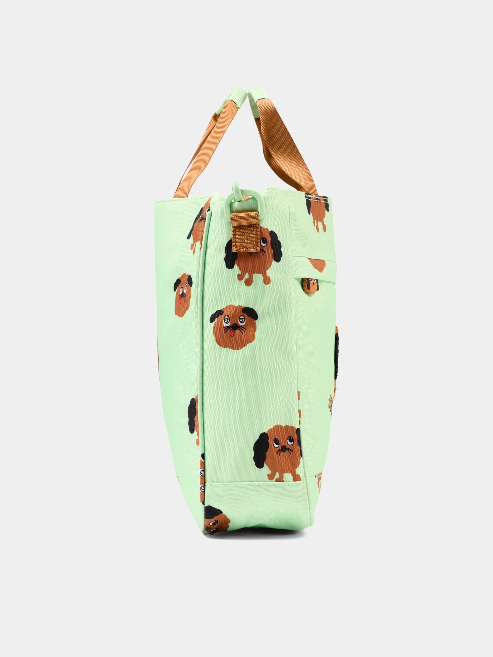 Borsa verde per bambini con cagnolini,Mini Rodini,2616010675