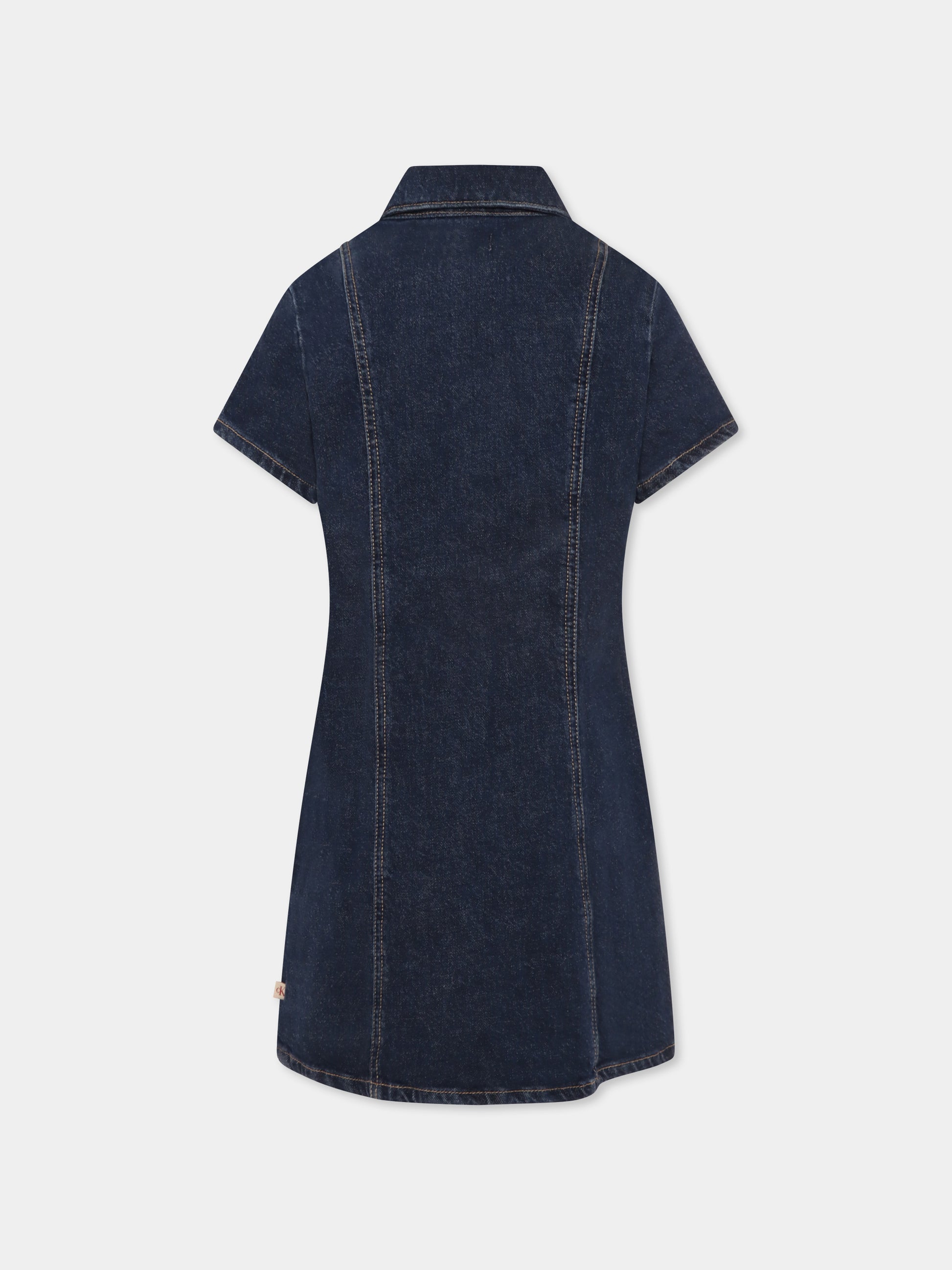Vestito denim per bambina,Calvin Klein Kids,24F CKIG0IG02716J IG0IG02716 1BJ