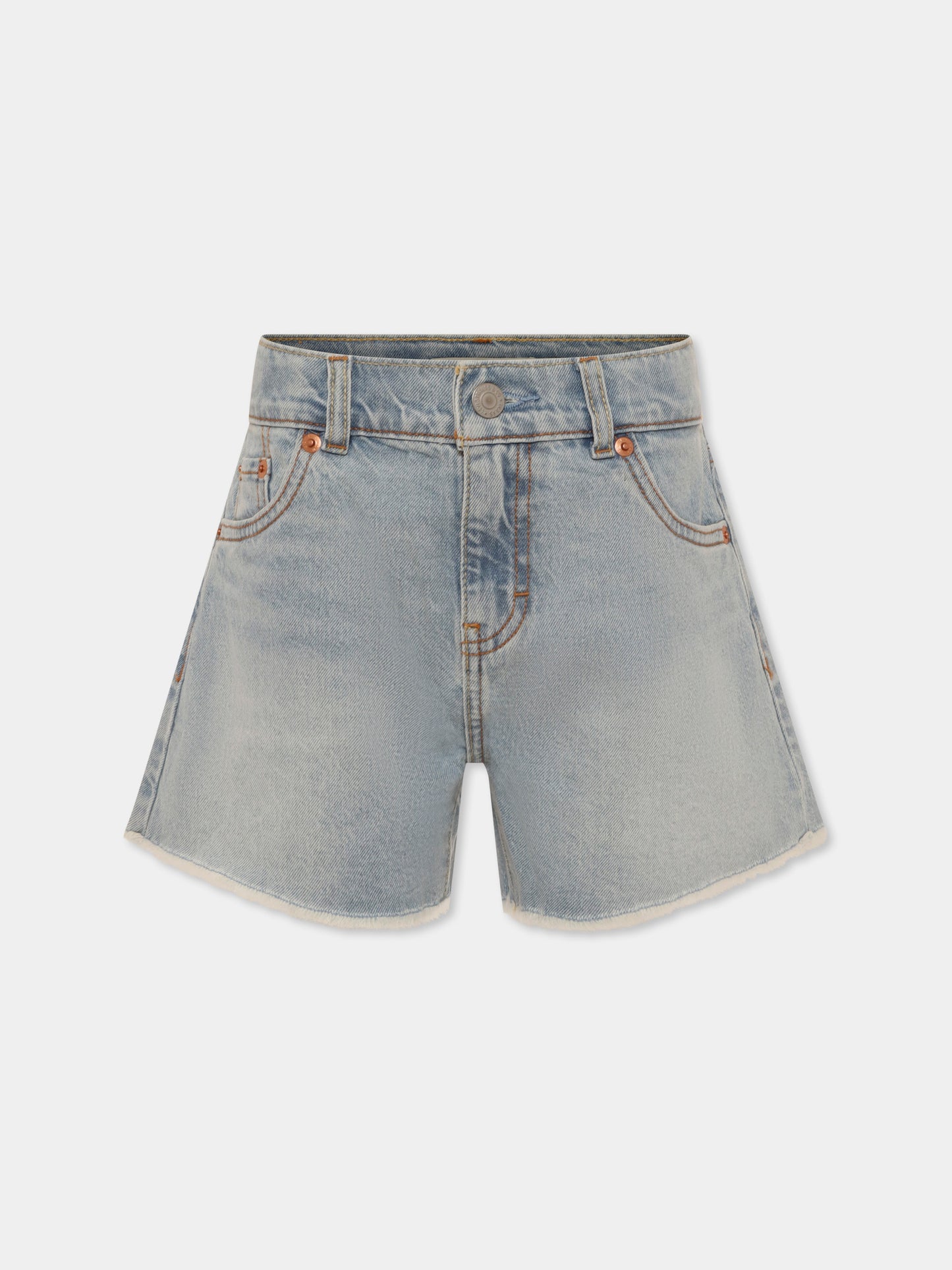 Shorts denim per bambina,Levi's Kids,3EM220 L9Y