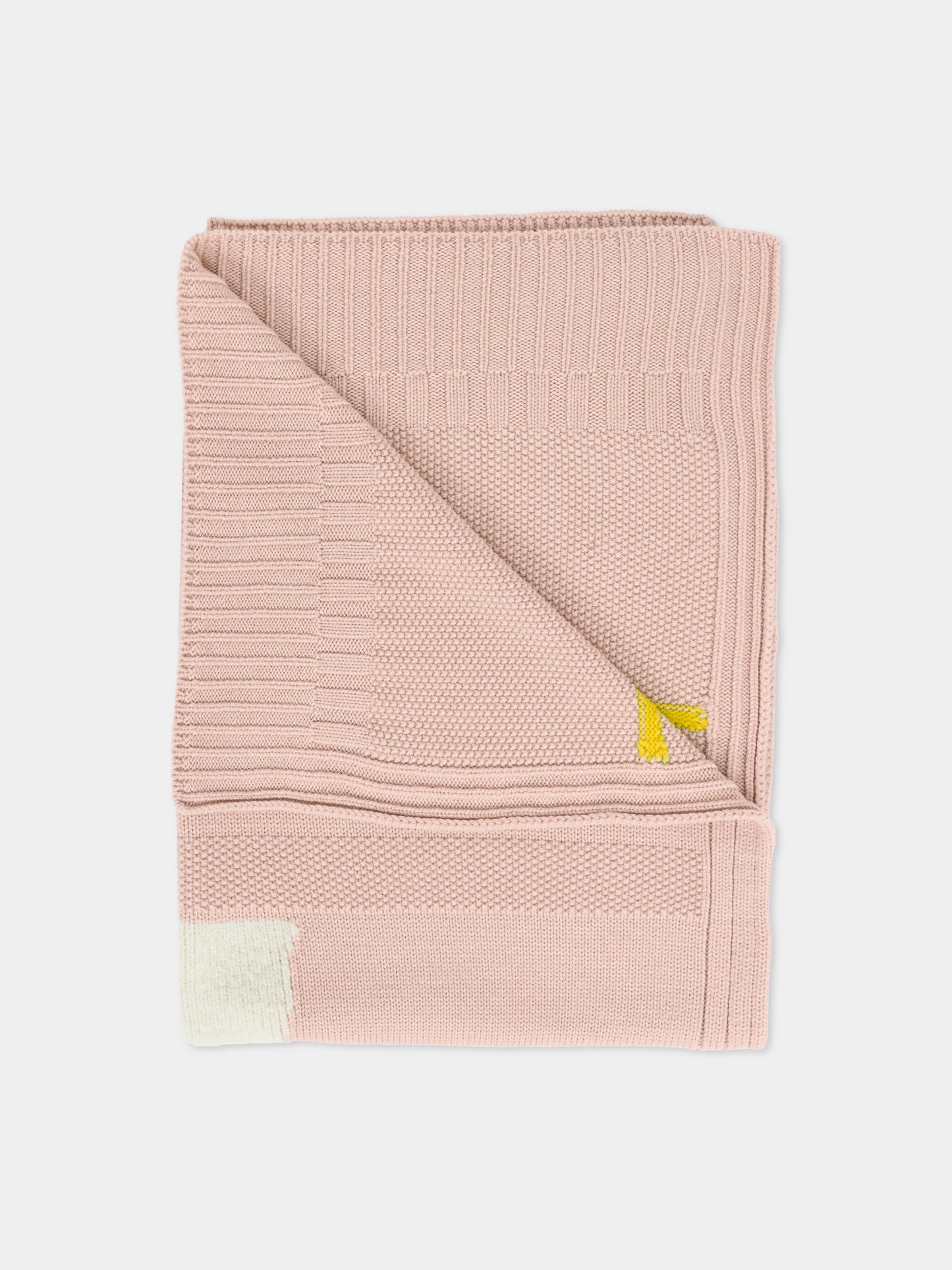 Coperta rosa per neonata con alpachino,Gensami,COP-ALP-WE CAMEO PINK