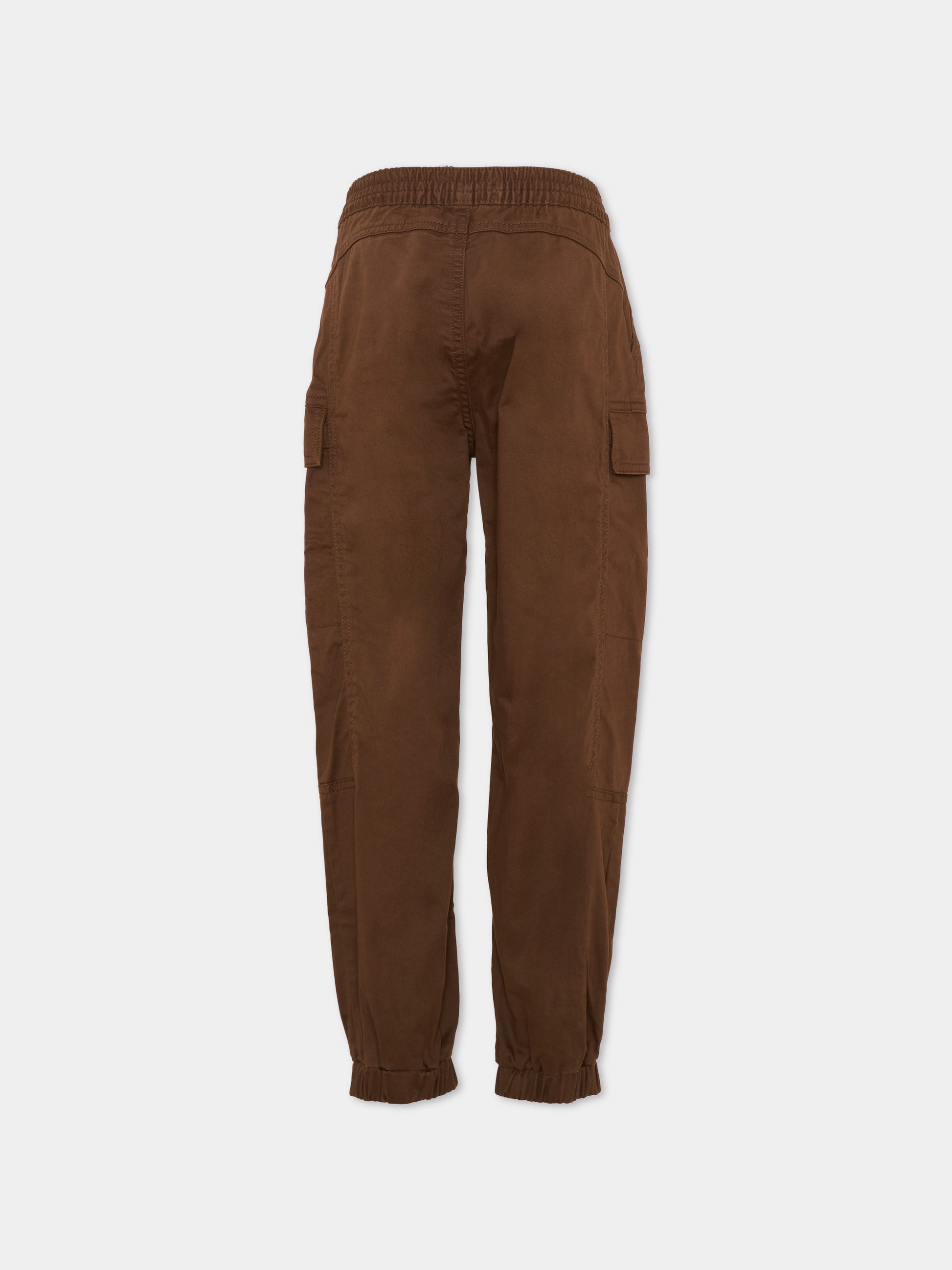 Pantalone marrone per bambino,Calvin Klein Kids,IB0IB02603 GV0