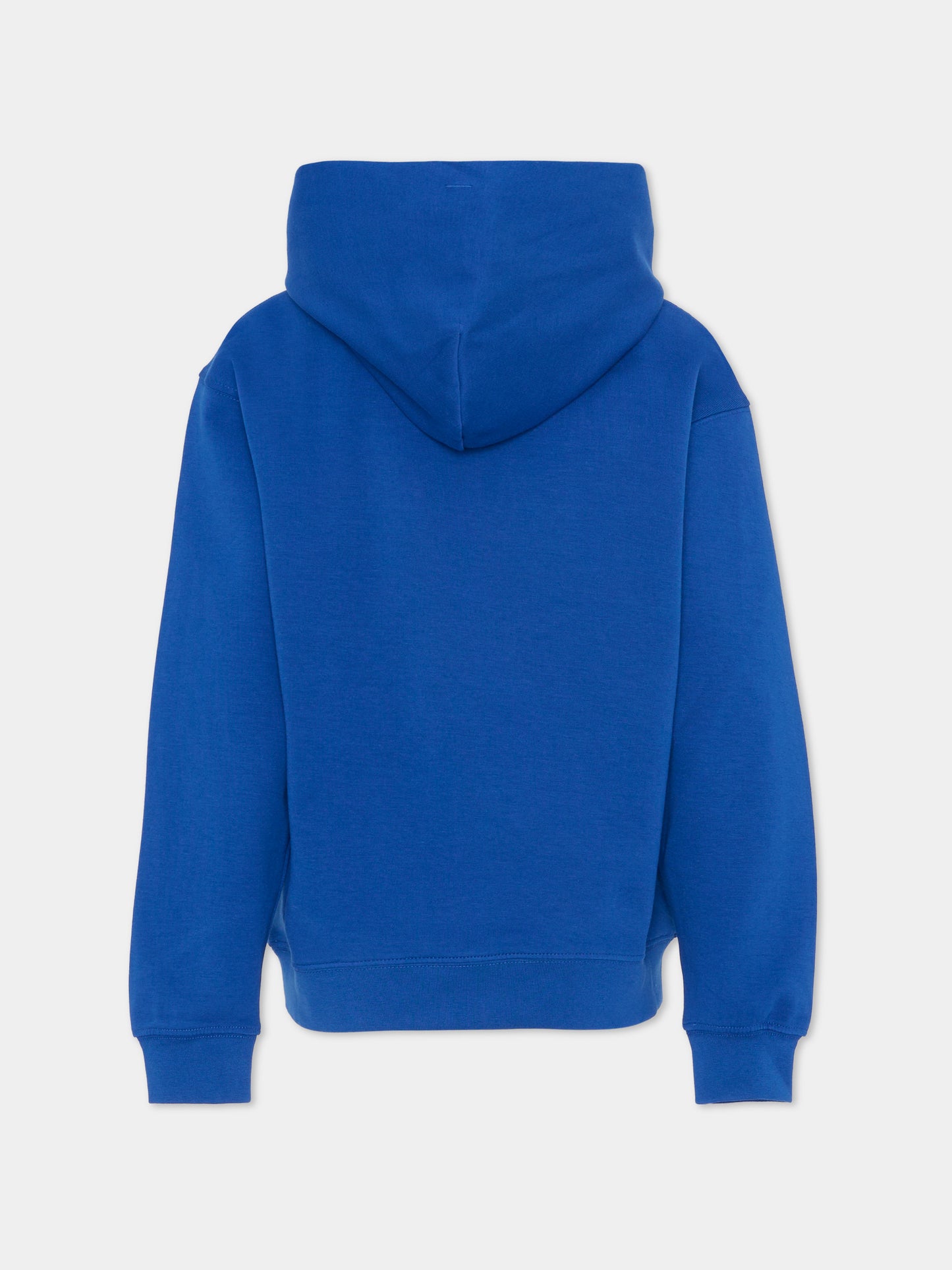 Felpa blu per bambini con logo,Calvin Klein Kids,IB0IB02615 C61