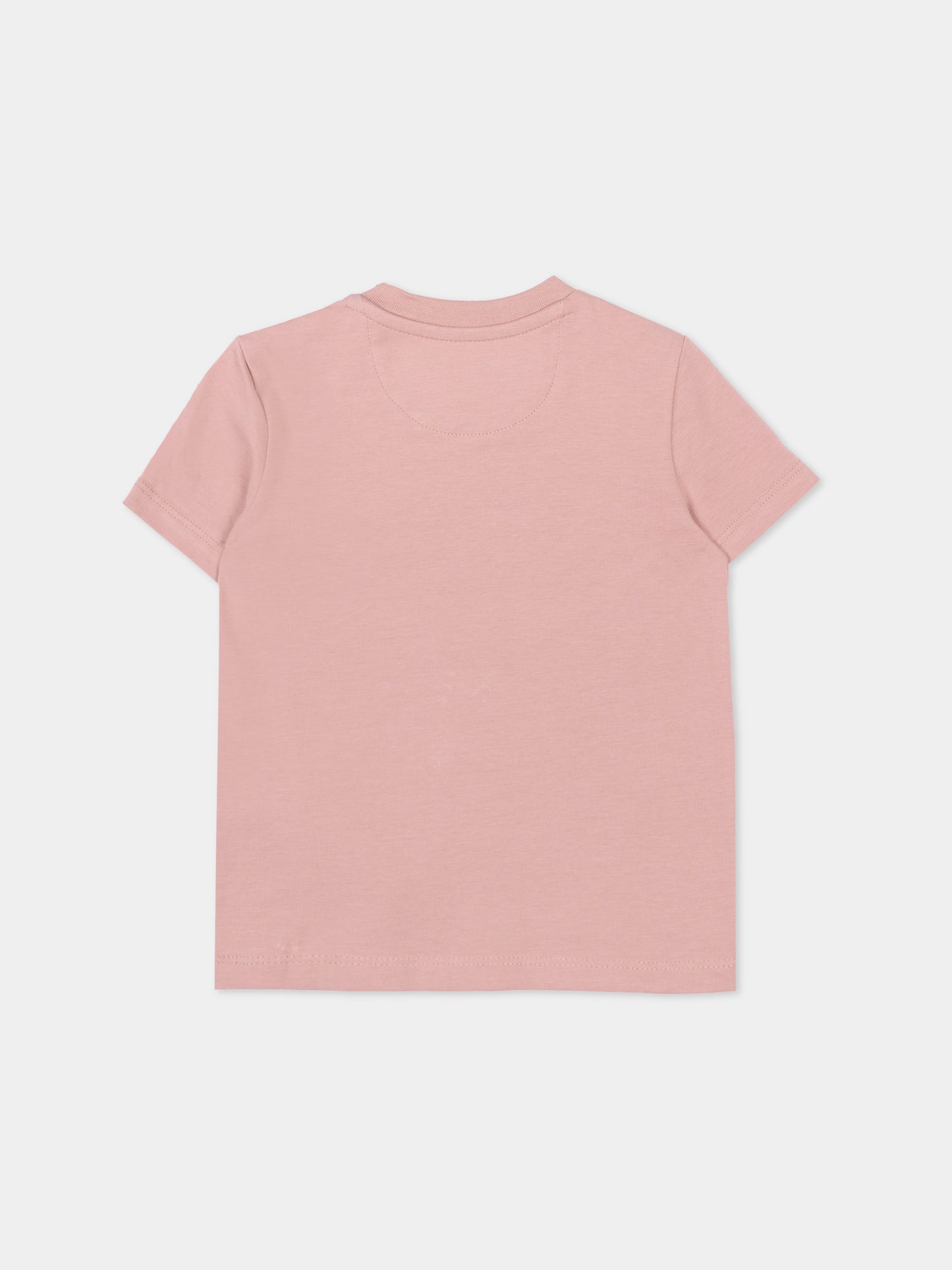 T-Shirt rosa per neonata con logo,Calvin Klein Kids,IN0IN00334 TP9