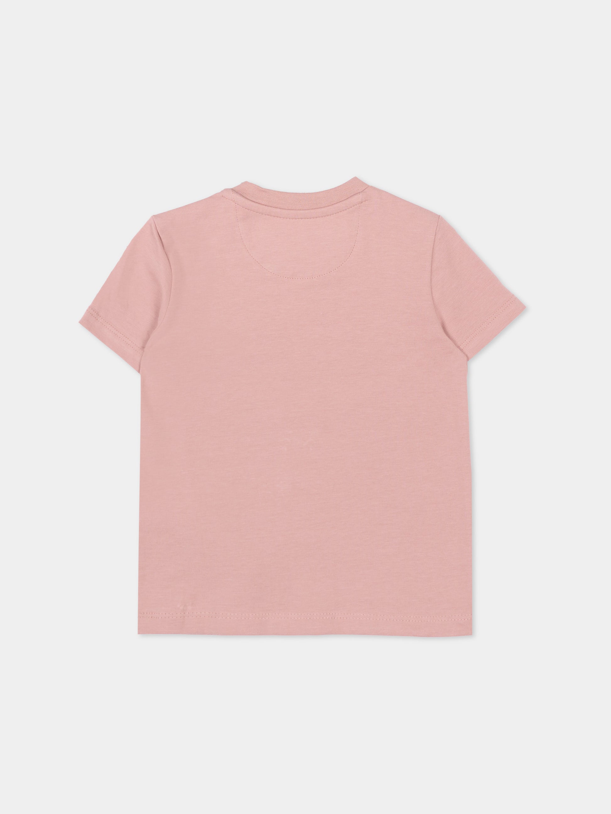 T-Shirt rosa per neonata con logo,Calvin Klein Kids,IN0IN00334 TP9