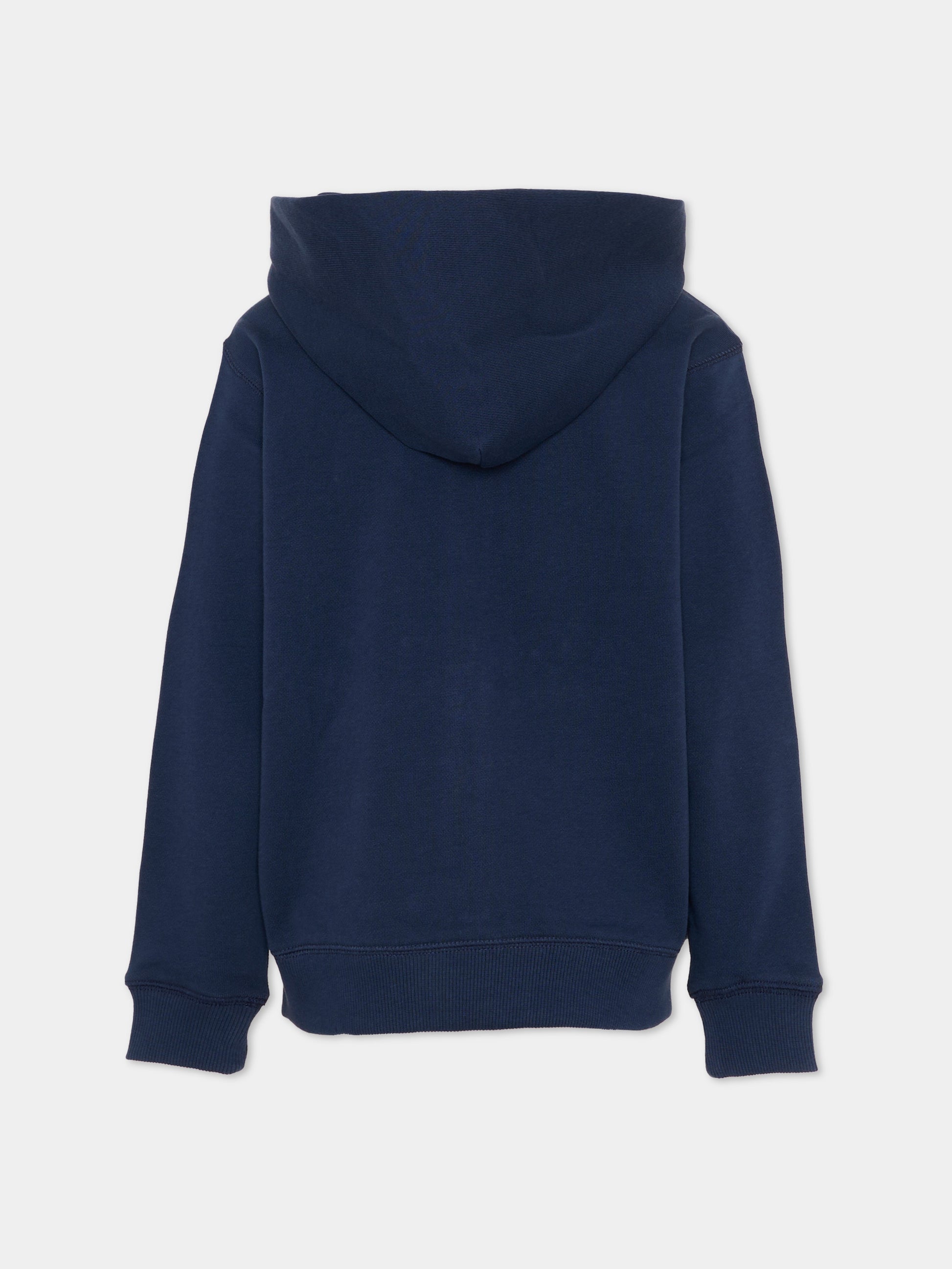 Felpa blu per bambini con logo,New Balance,LAKB0057 NNY