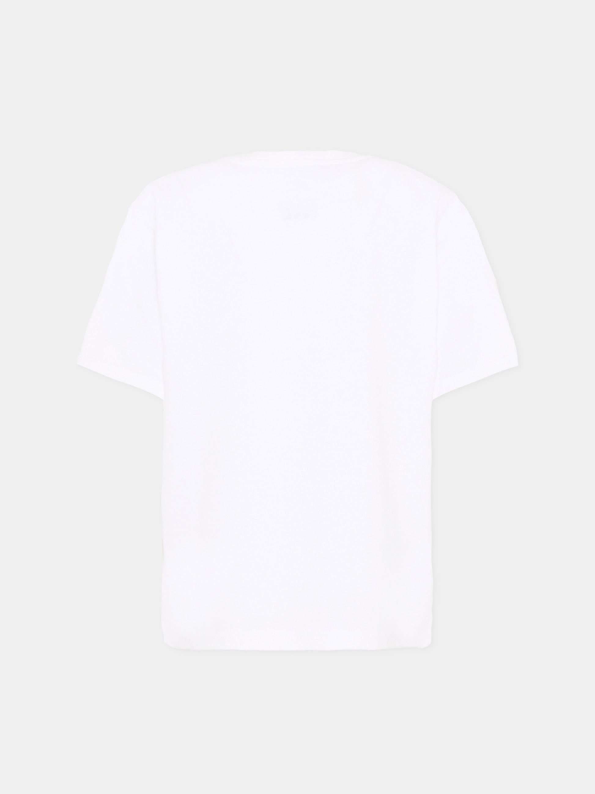 T-shirt bianca per bambino con stampa logo,New Balance,YT61C19J BWE