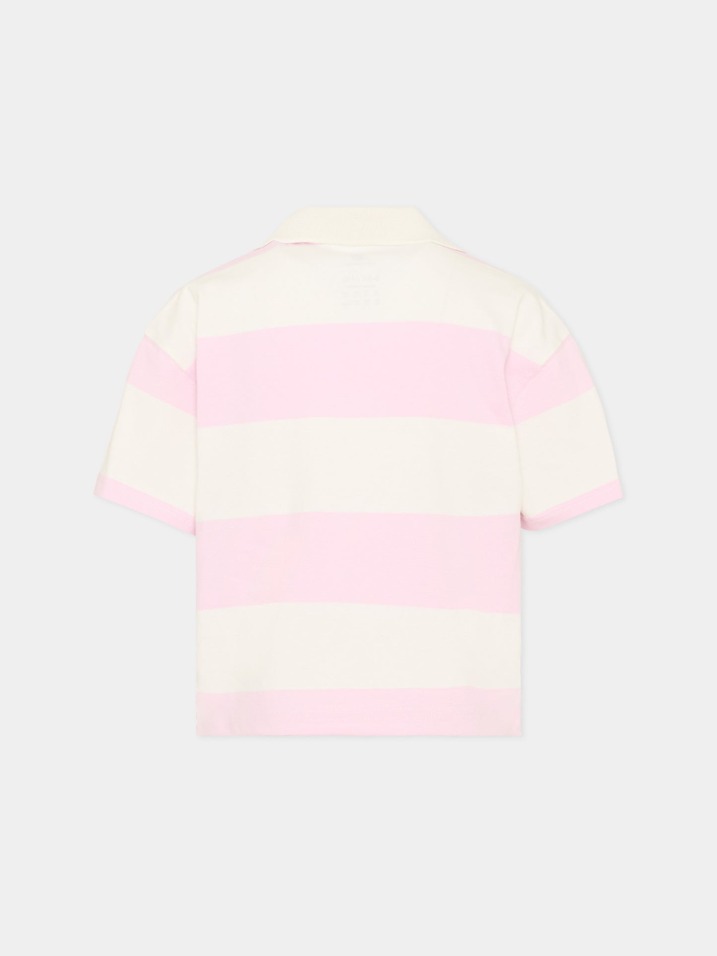 Polo multicolor per bambini a righe,New Balance,YT61C1R0 SST