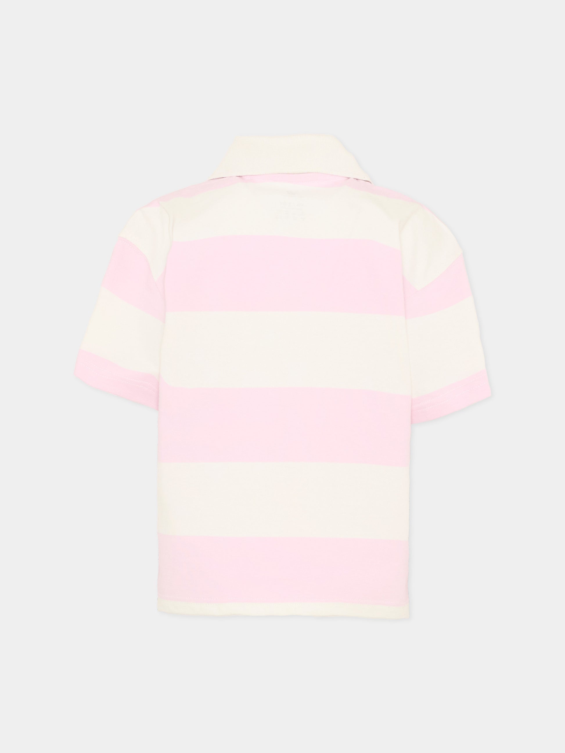 Polo multicolor per bambini a righe,New Balance,YT61M5OK SST