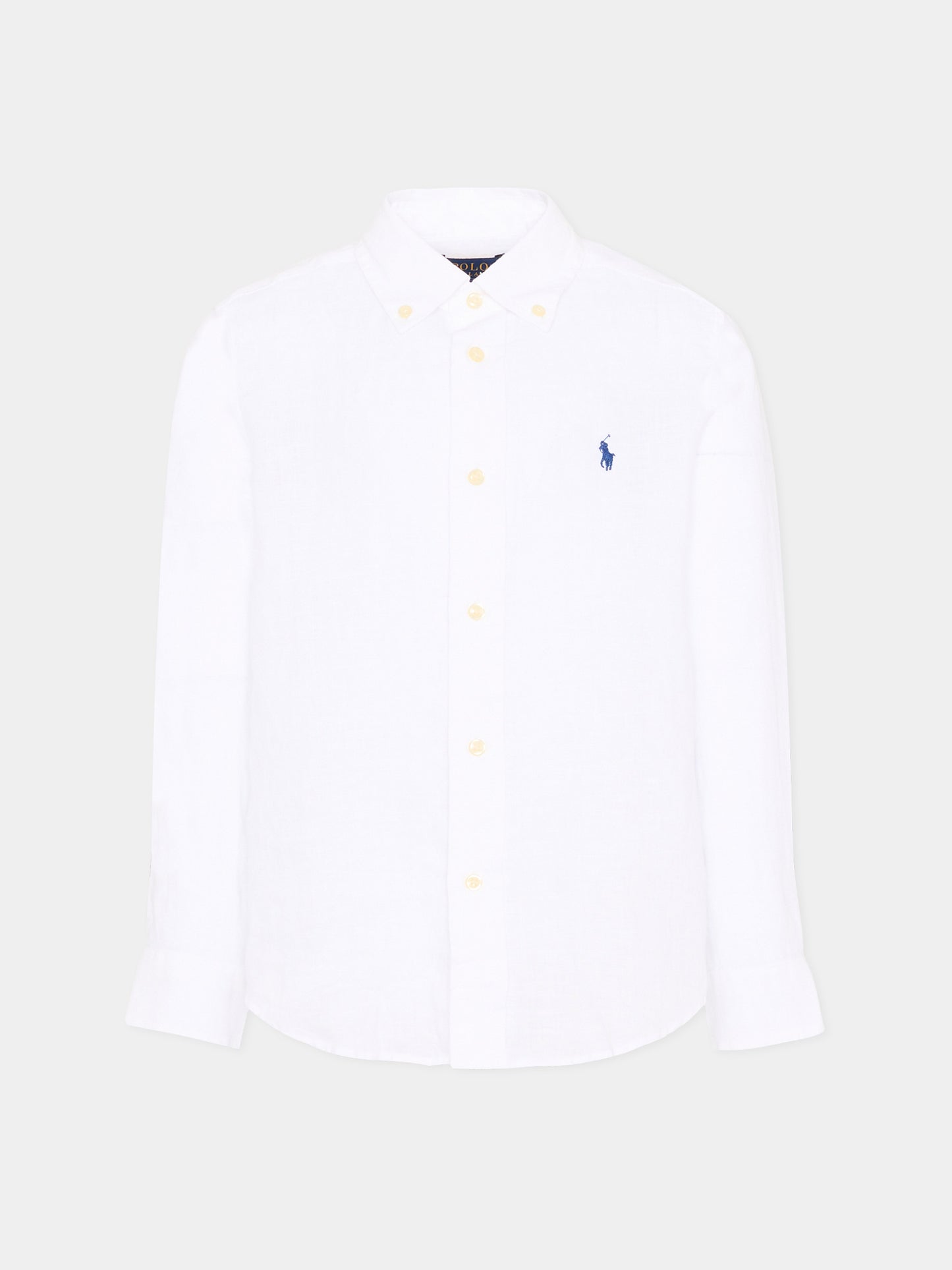 Camicia bianca per bambino con Polo Pony,Ralph Lauren Kids,967600003