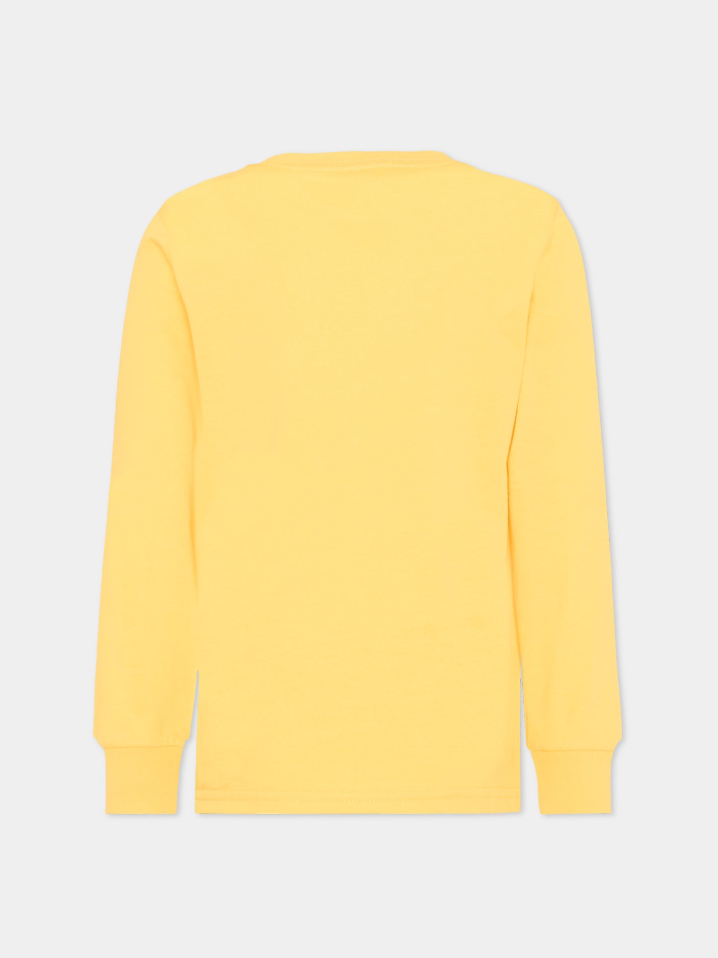 T-shirt gialla per bambino con Polo Bear,Ralph Lauren Kids,A96609001