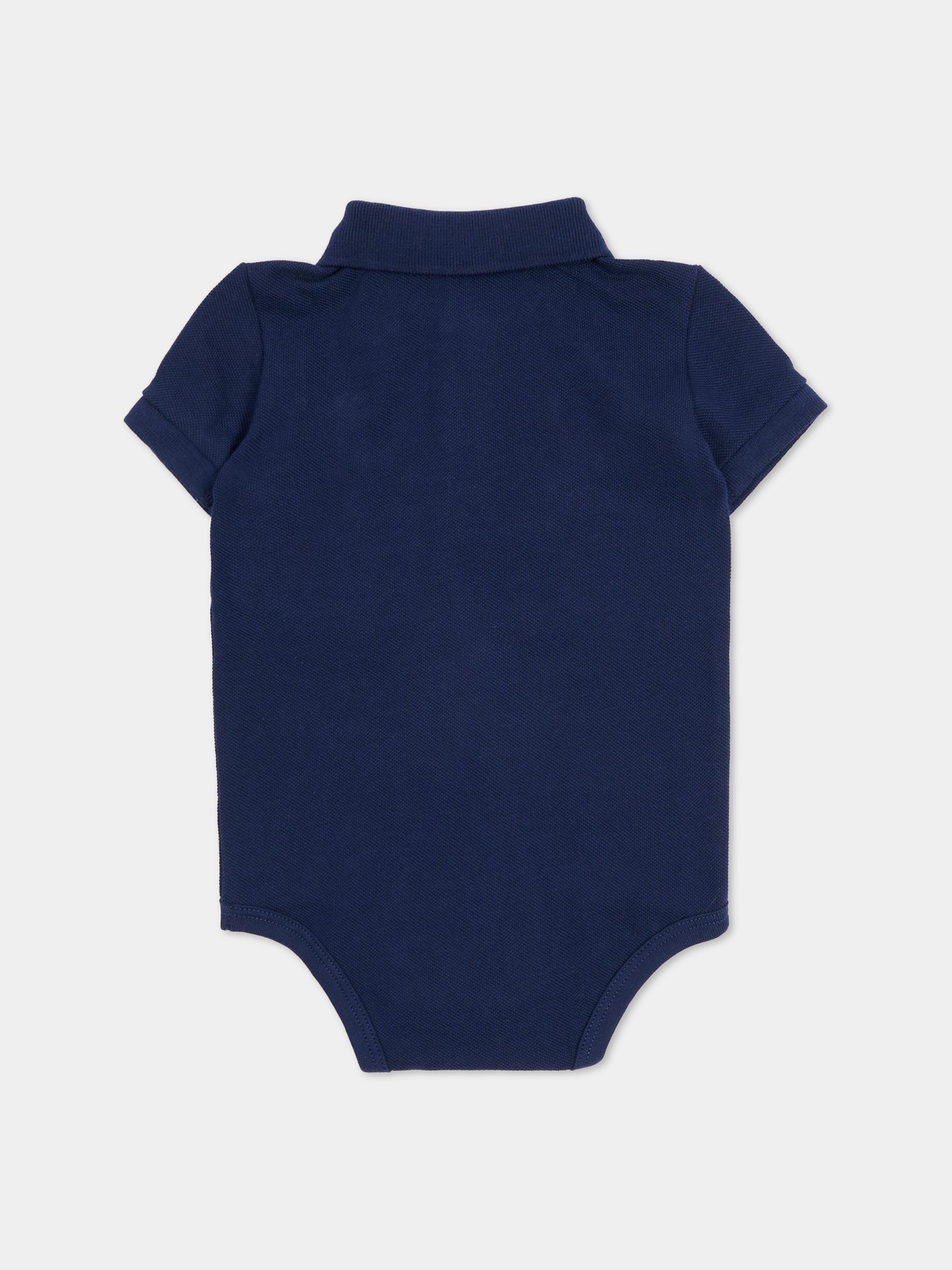 Set body blu per neonato con cavallino,Ralph Lauren Kids,981612001