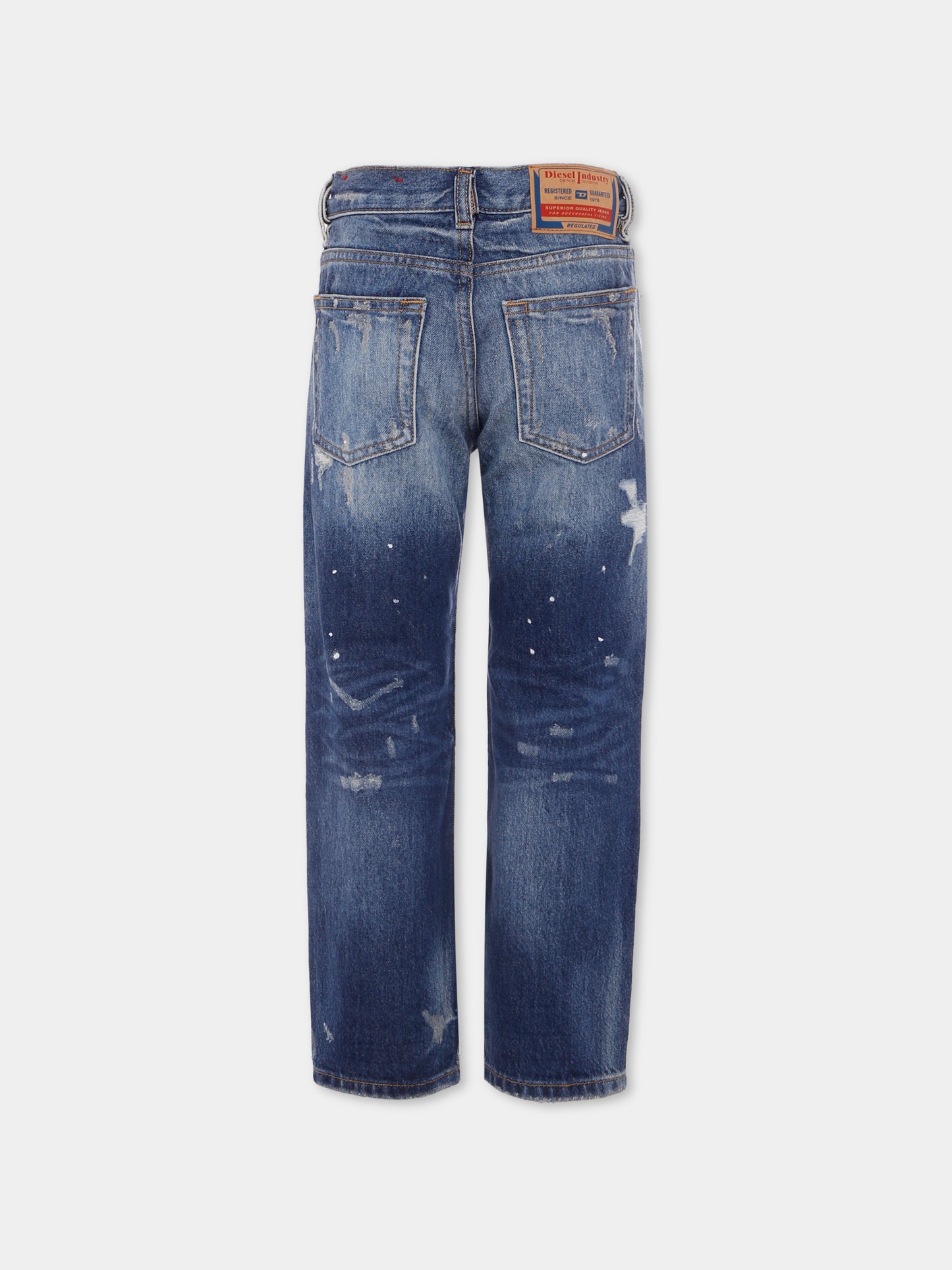 Jeans denim per bambino con logo,Diesel,J00808 KXBKX K01