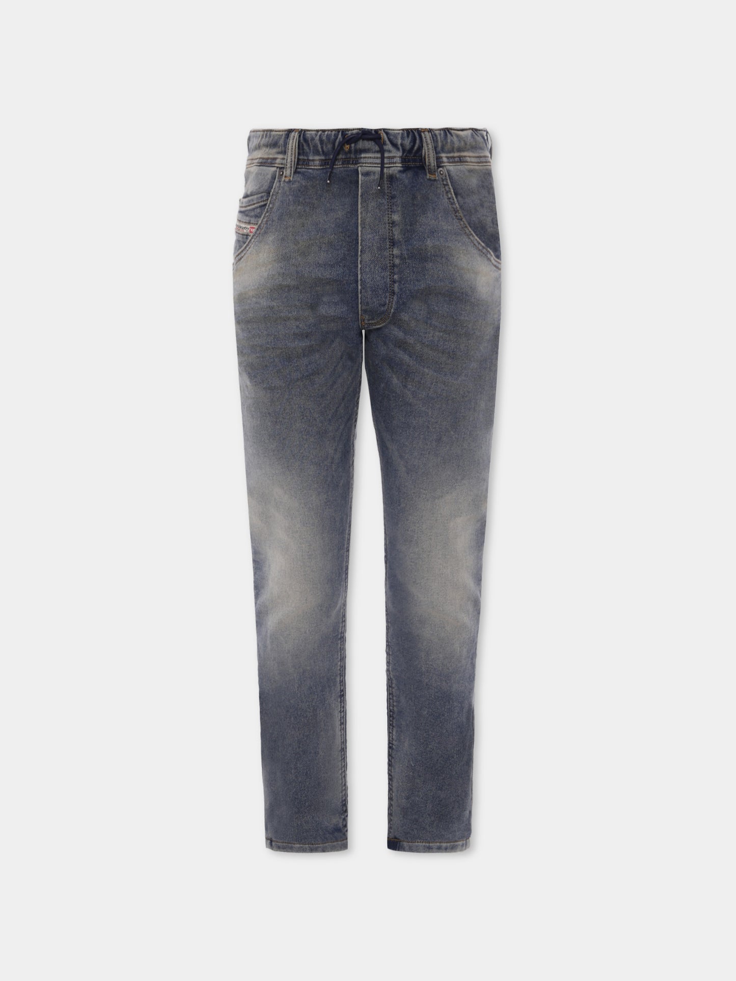 Jeans denim per bambino con logo,Diesel,00J3AJ KXBL1 K01