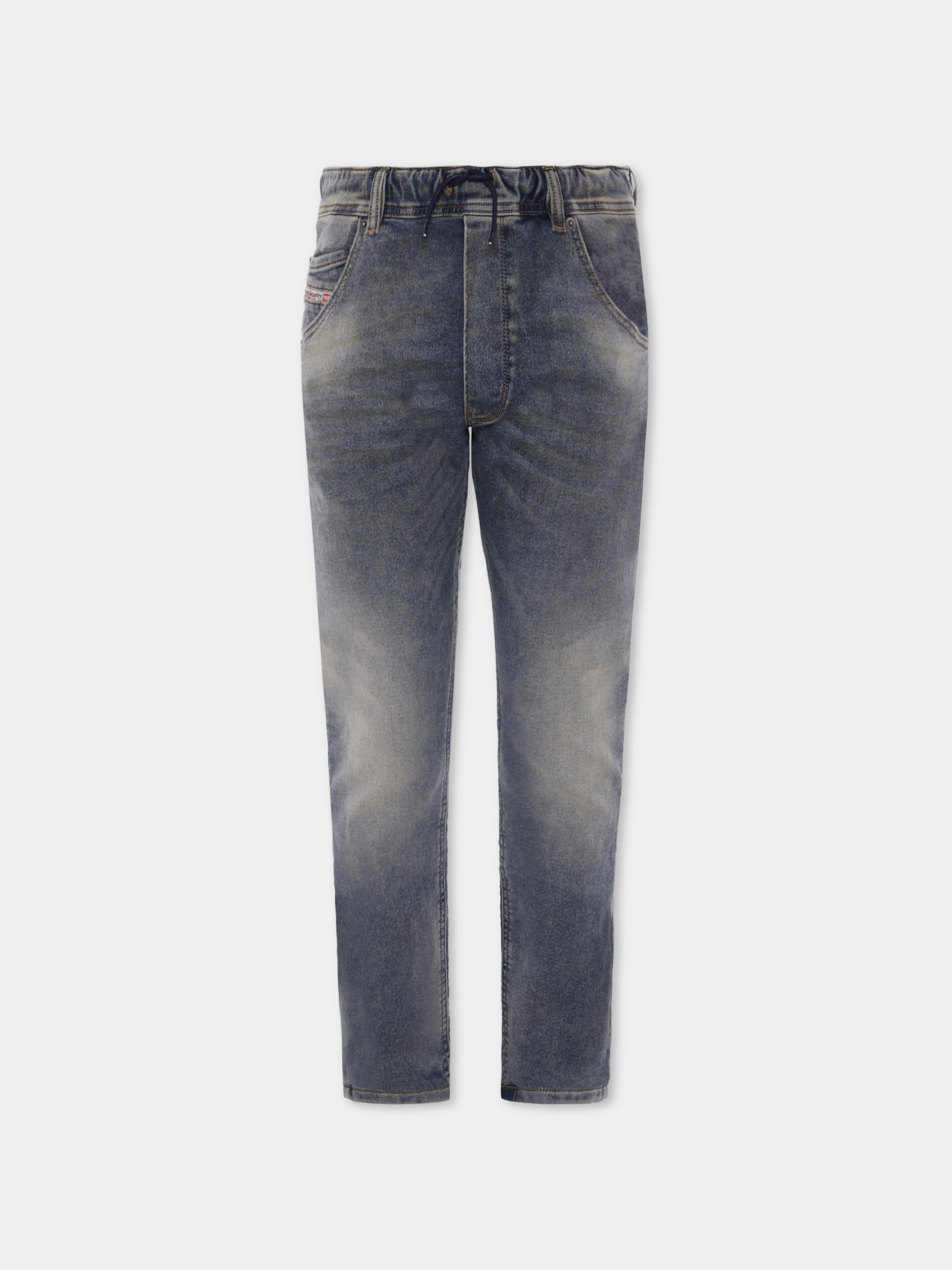 Jeans denim per bambino con logo,Diesel,00J3AJ KXBL1 K01