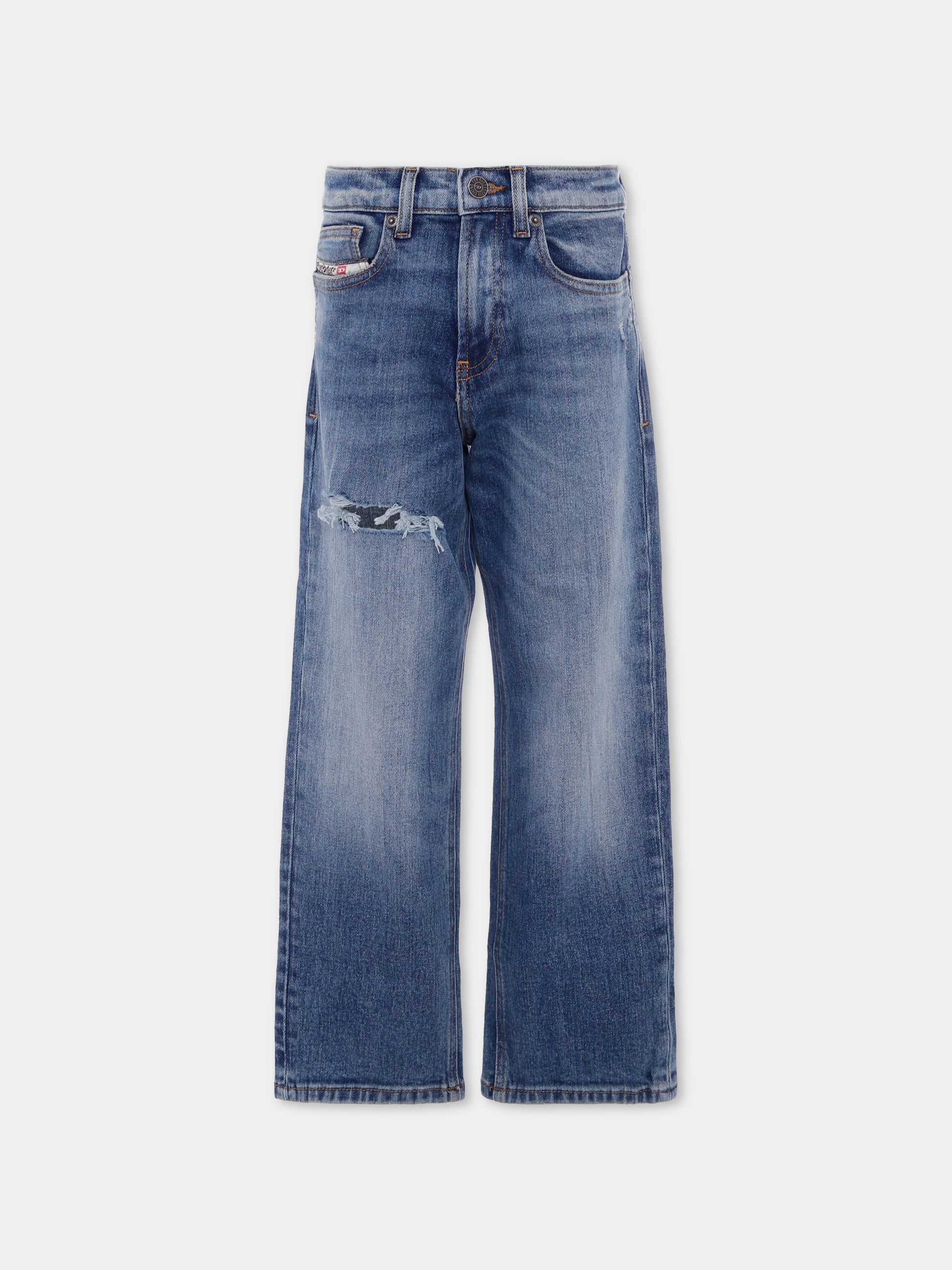 Jeans denim per bambino con logo,Diesel,J01923 KXBMH K01