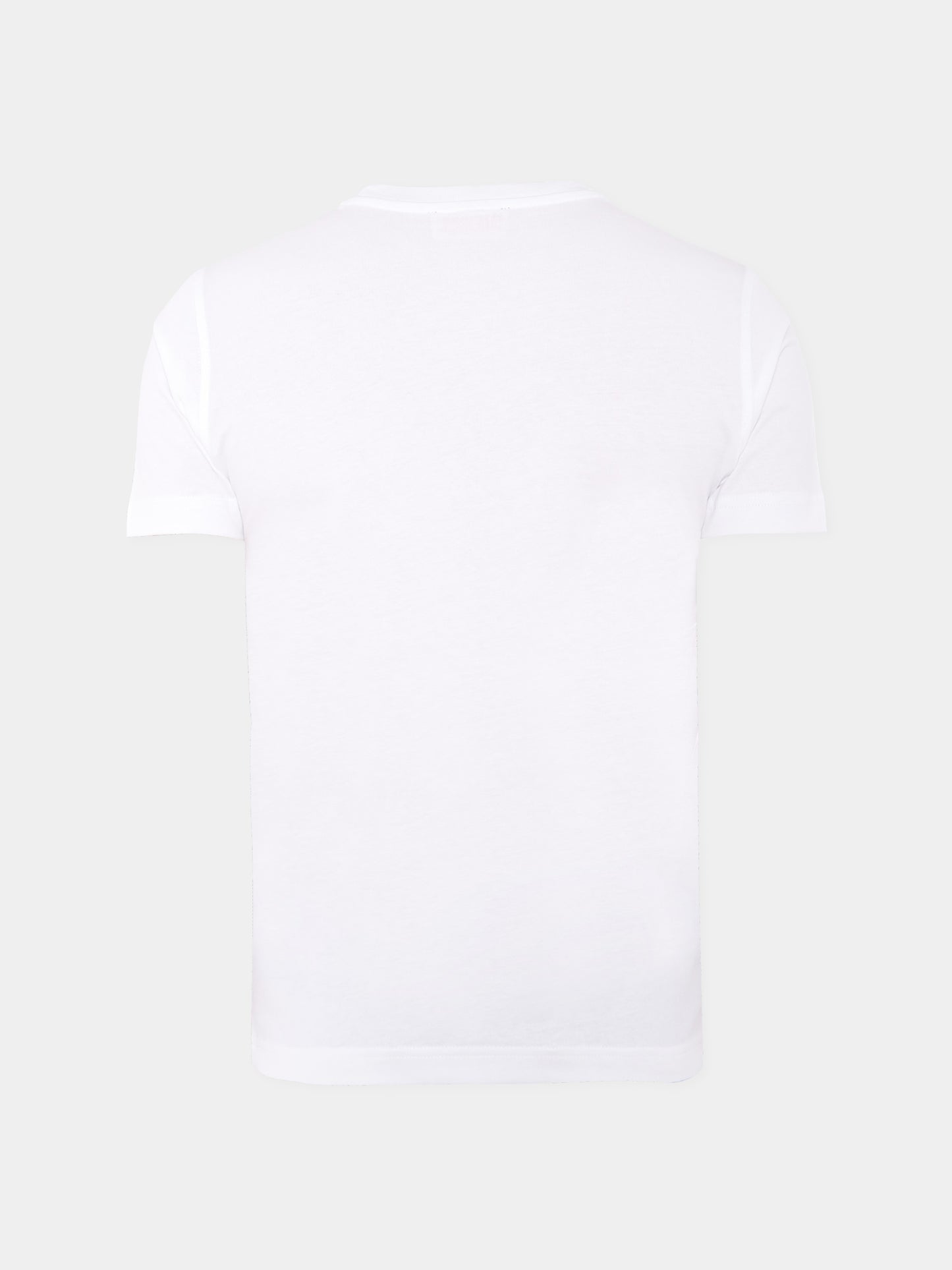 T-shirt bianca per bambino con logo Diesel 78 denim,Diesel,J01979 0CATM K100