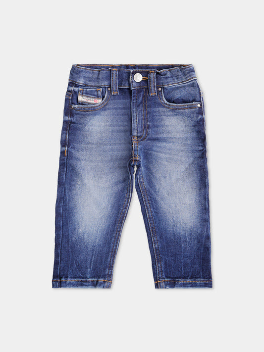 Denim jeans for baby boy with logo