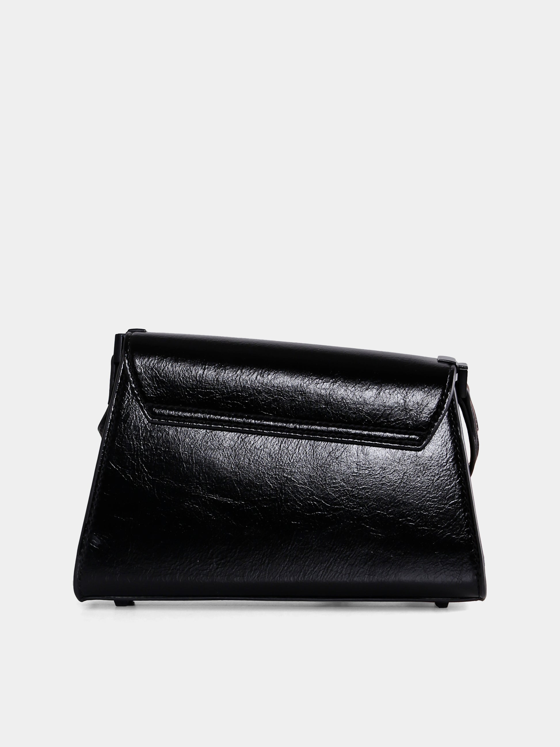 Borsa nera per bambina con logo,N°21 Kids,N21A32 N0246 0N900