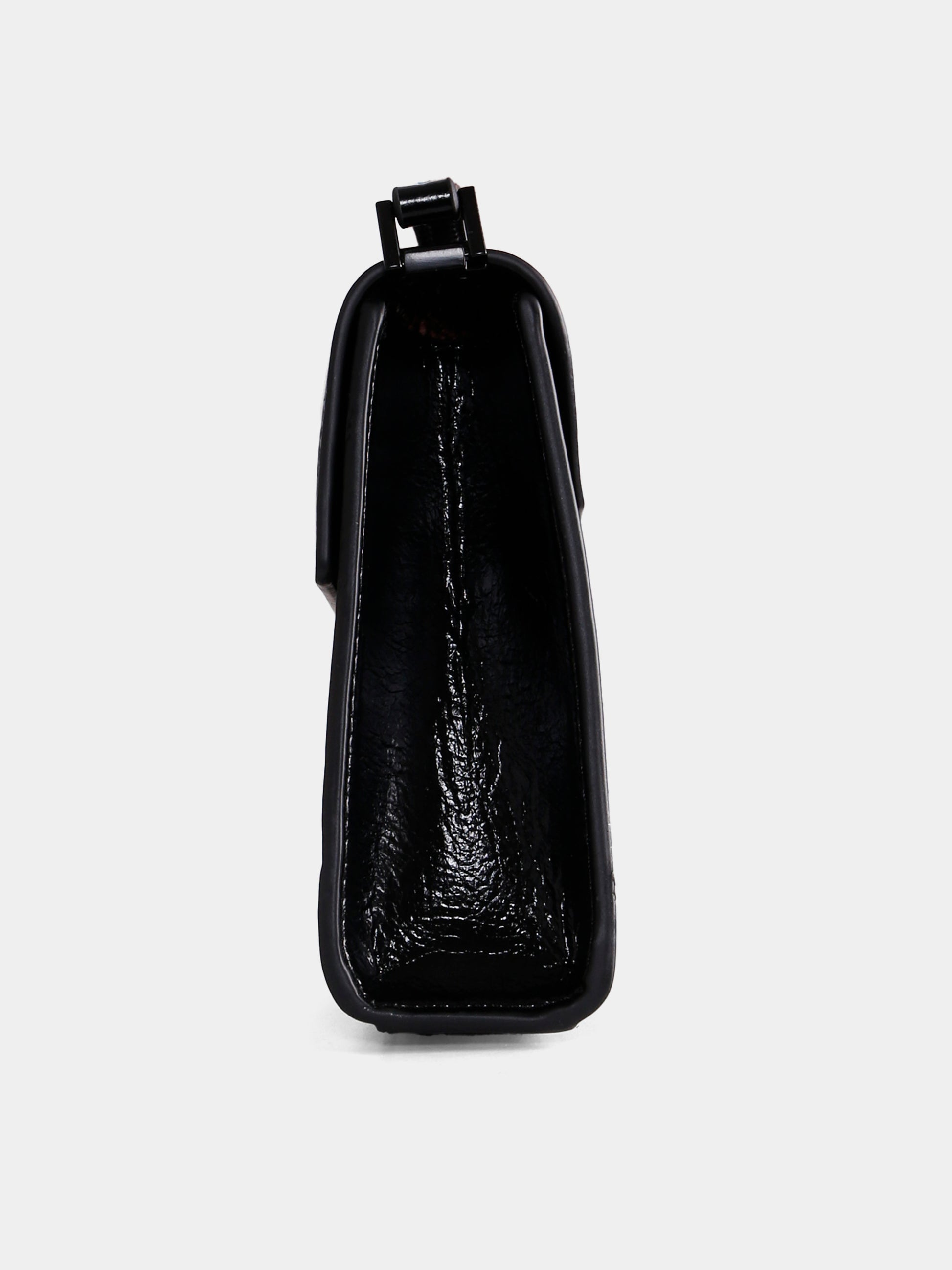 Borsa nera per bambina con logo,N°21 Kids,N21A32 N0246 0N900