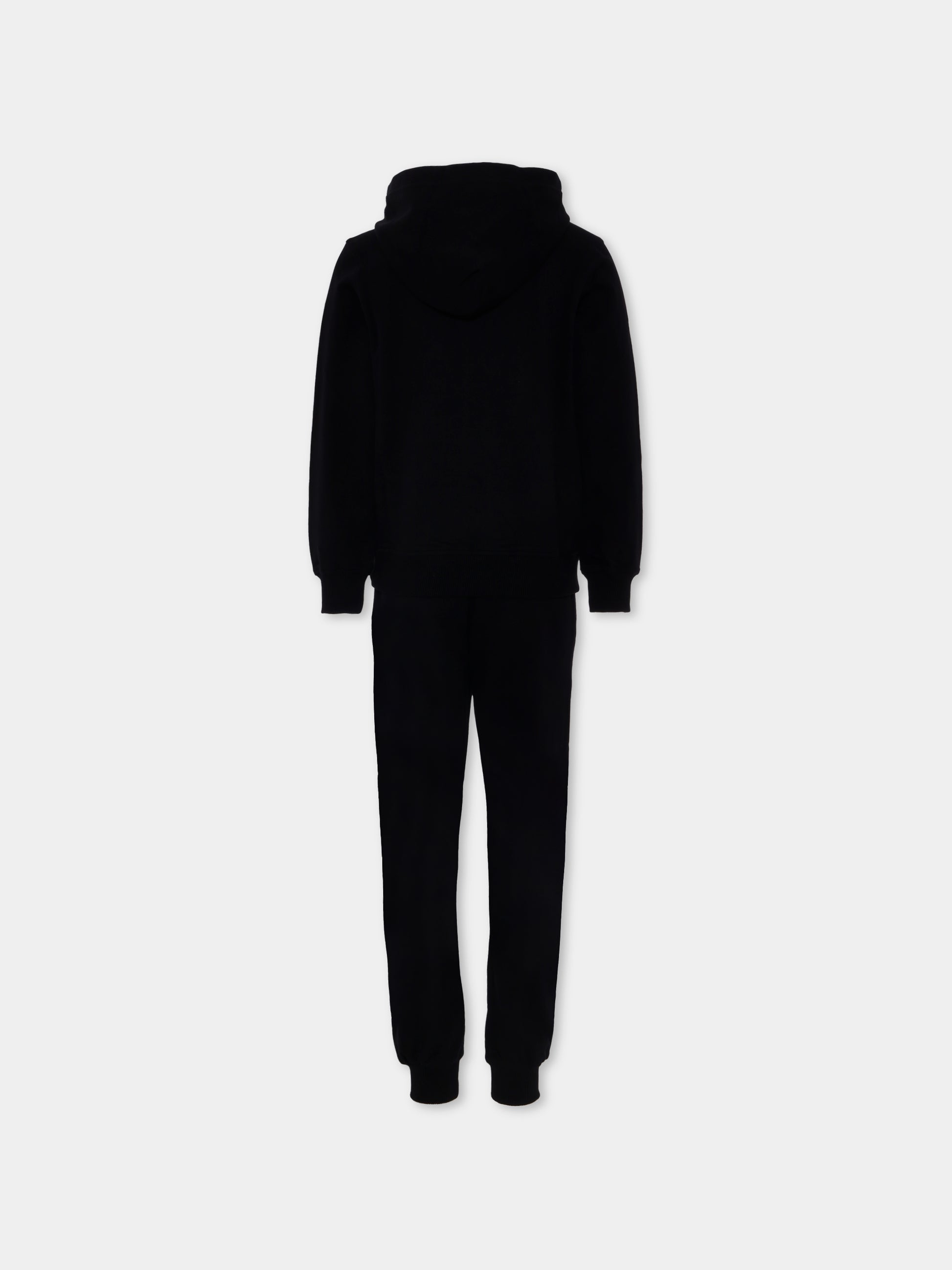 Completo nero per bambini con Teddy Bear,Moschino Kids,HMK03M LCA19 60100