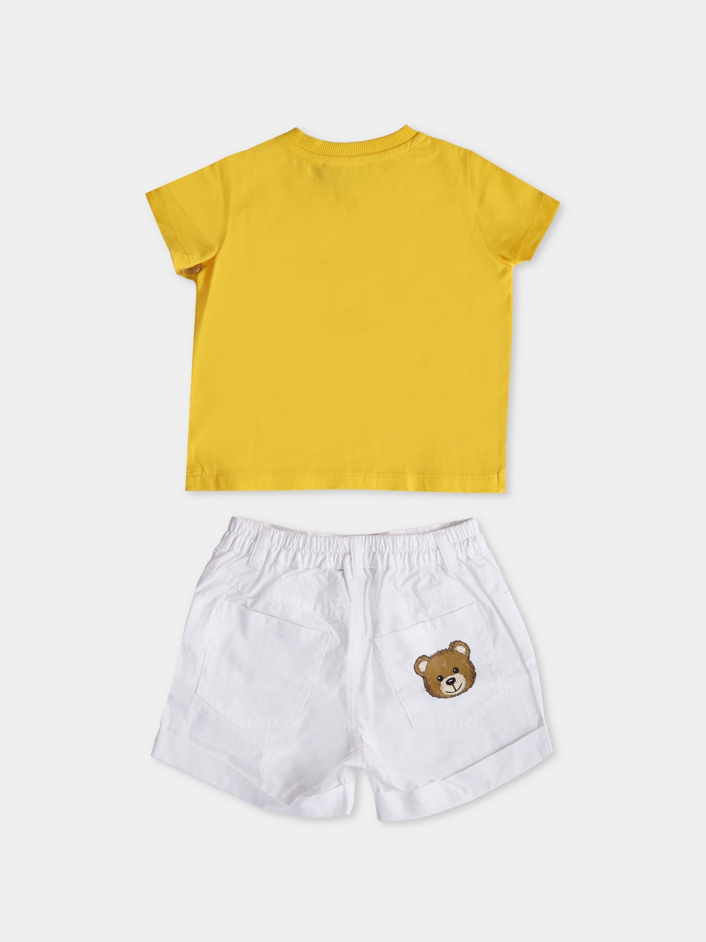 Completo multicolor per neonato con Teddy Bear,Moschino Kids,MNG00A LLA03 82673