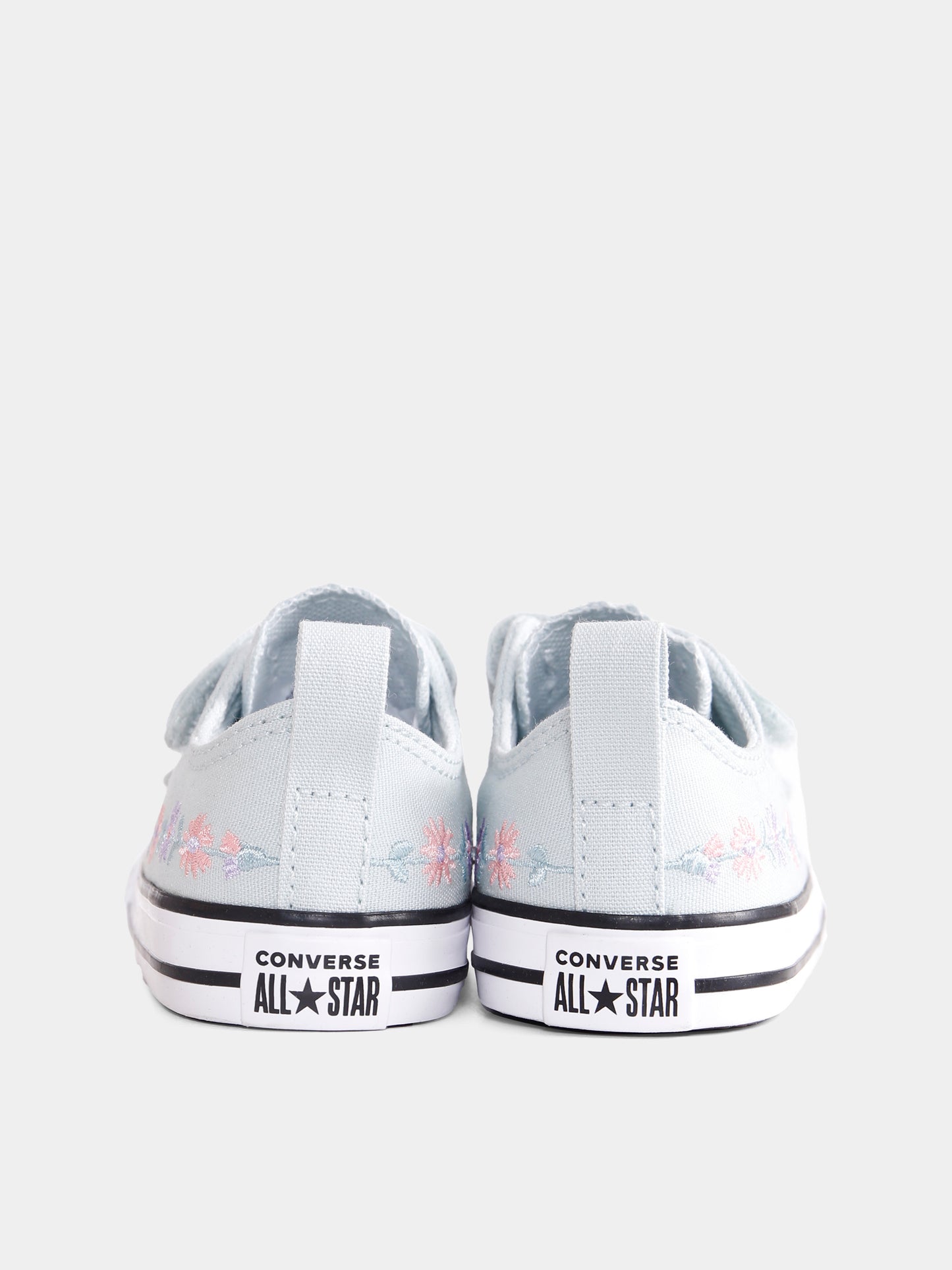 Sneakers Chuck Taylor All Star verdi per neonata e bambina con fiori,Converse,A11785C