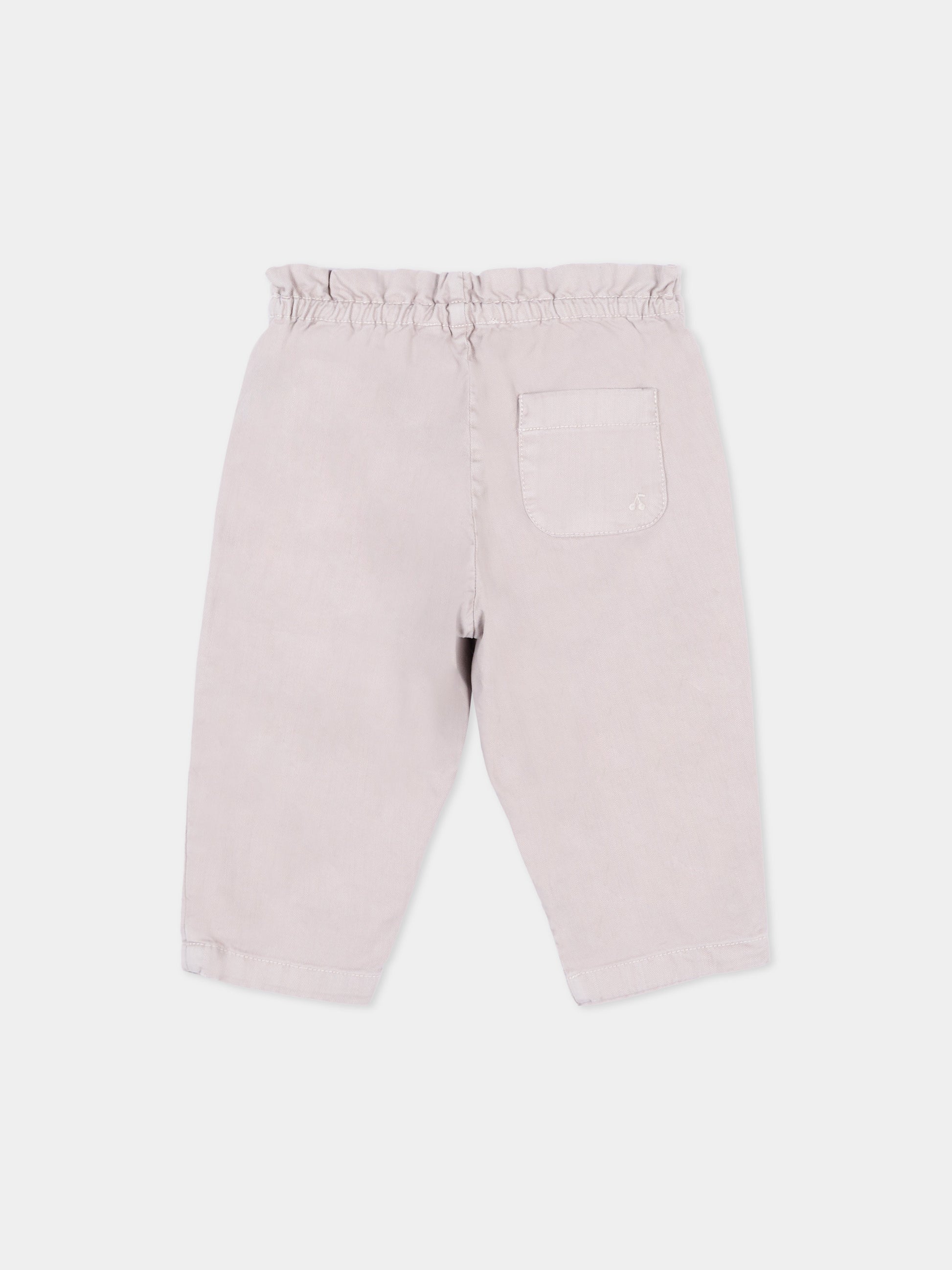 Pantaloni grigi per neonata,Bonpoint,C06XPAW00001 057A