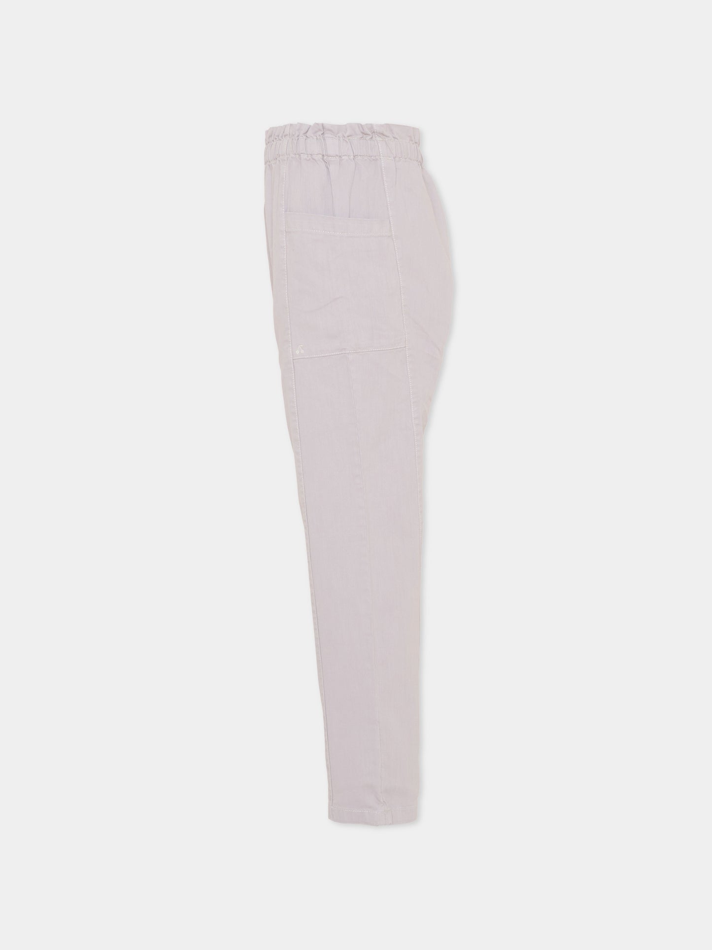 Pantaloni lilla per bambina con ciliegie,Bonpoint,C06GPAW00001 057A