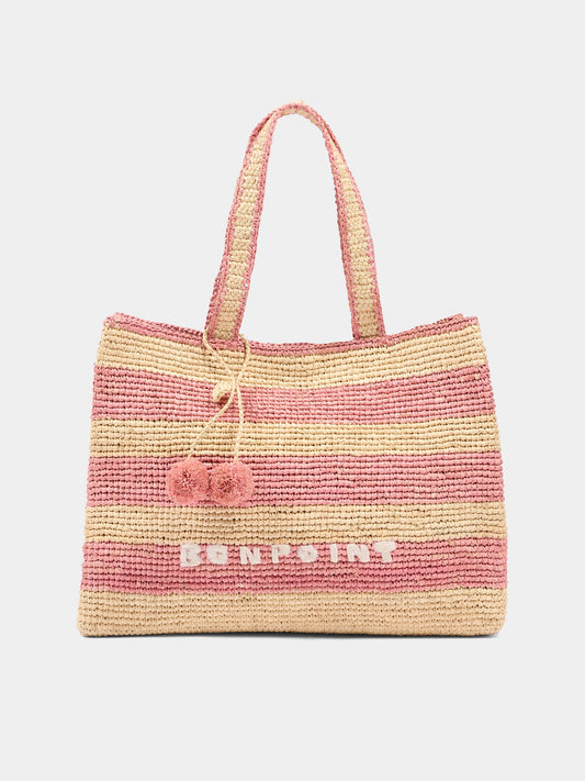 Borsa beige per bambina con logo,Bonpoint,C06GBAW00001 221