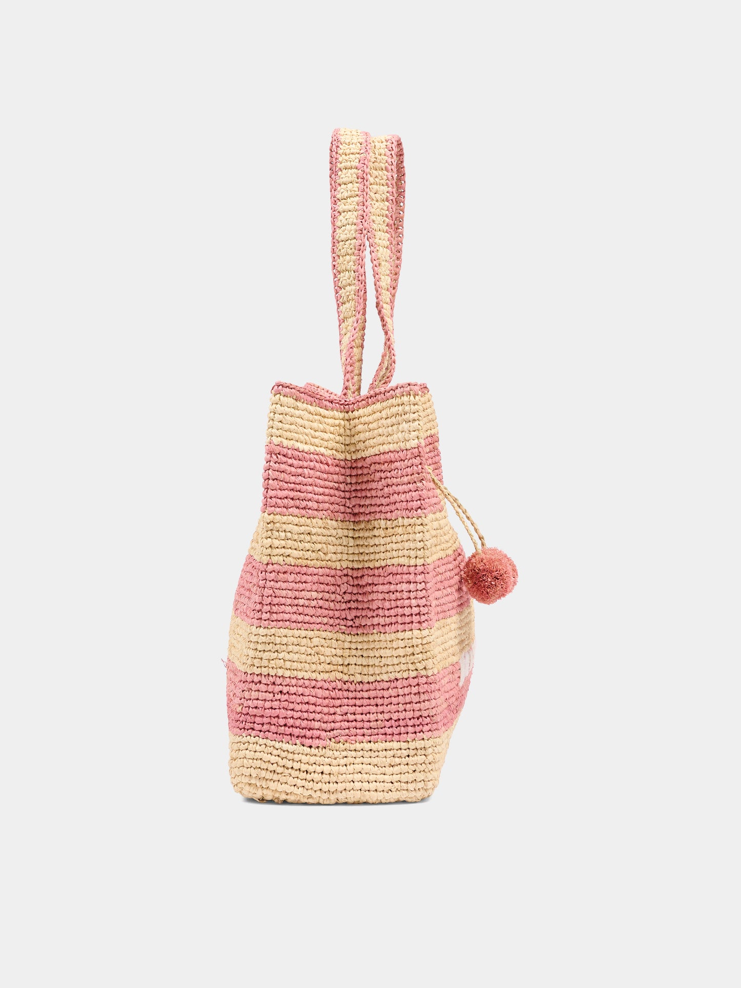 Borsa beige per bambina con logo,Bonpoint,C06GBAW00001 221