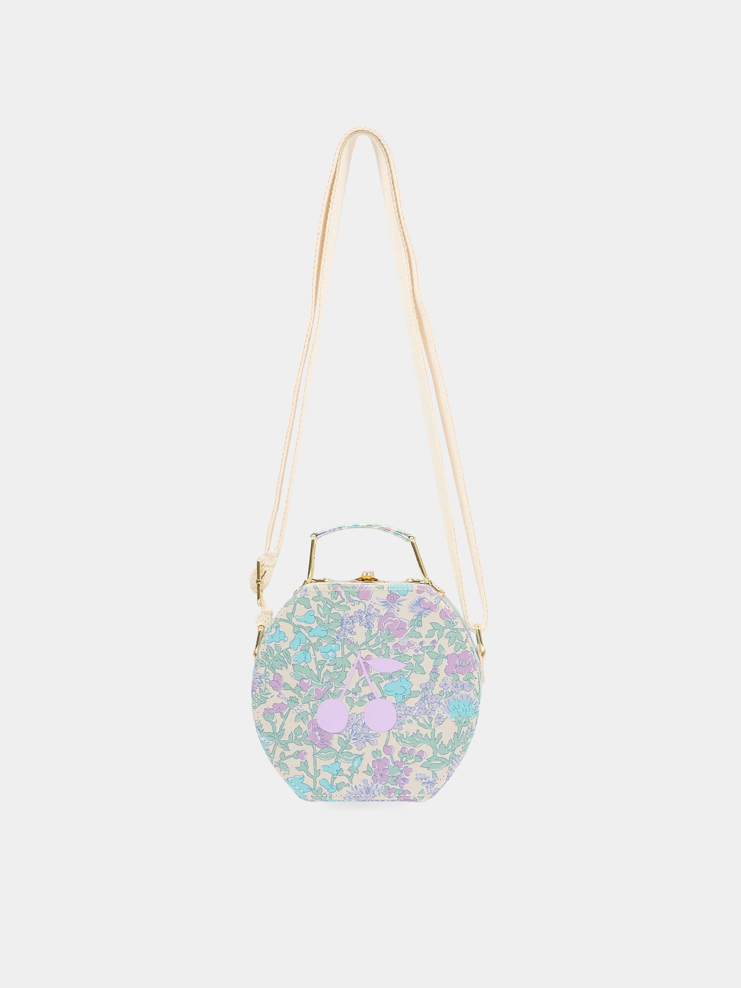 Borsa multicolor per bambina con ciliegie,Bonpoint,C06GBAW00003 556