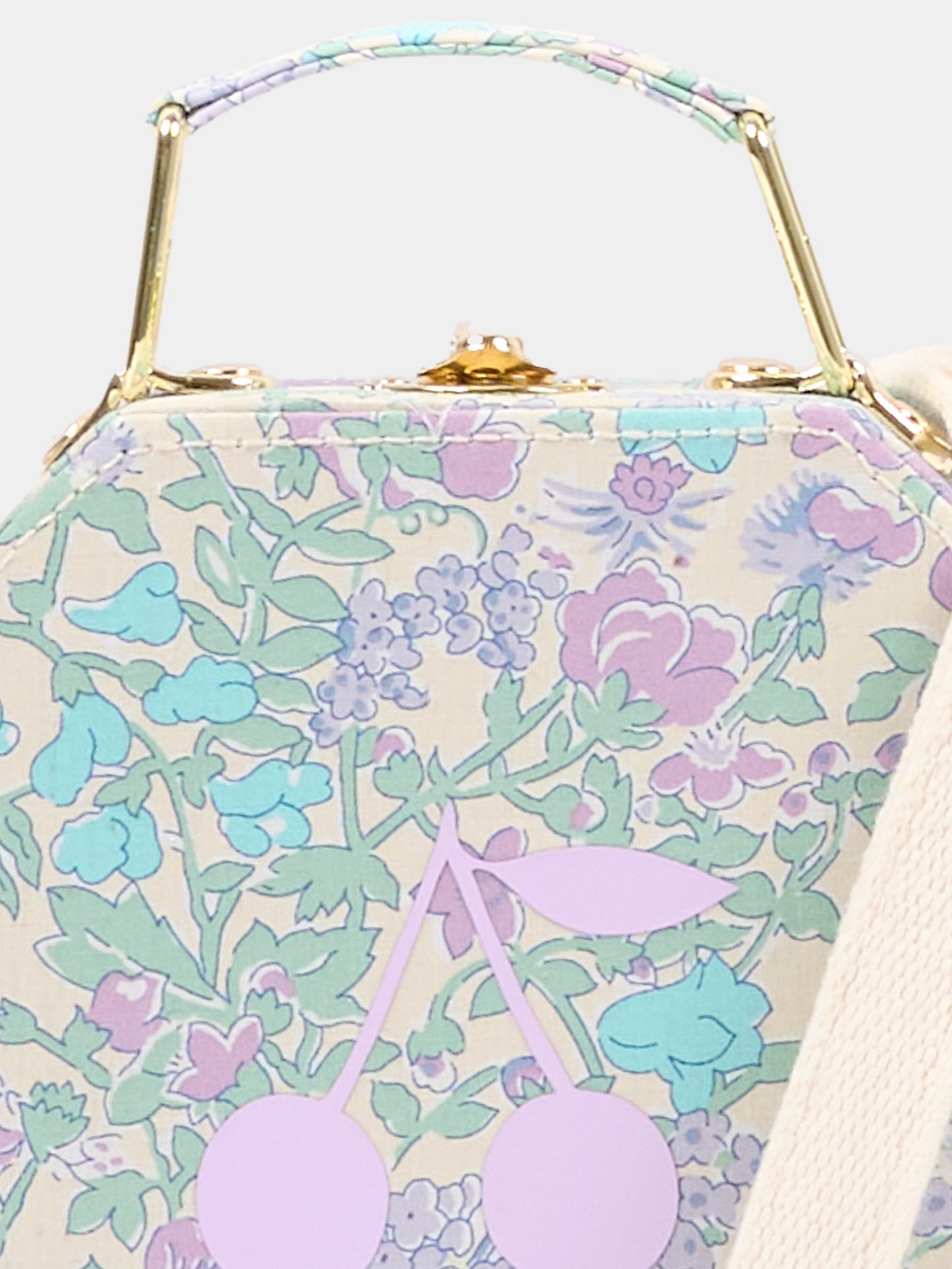Borsa multicolor per bambina con ciliegie,Bonpoint,C06GBAW00003 556
