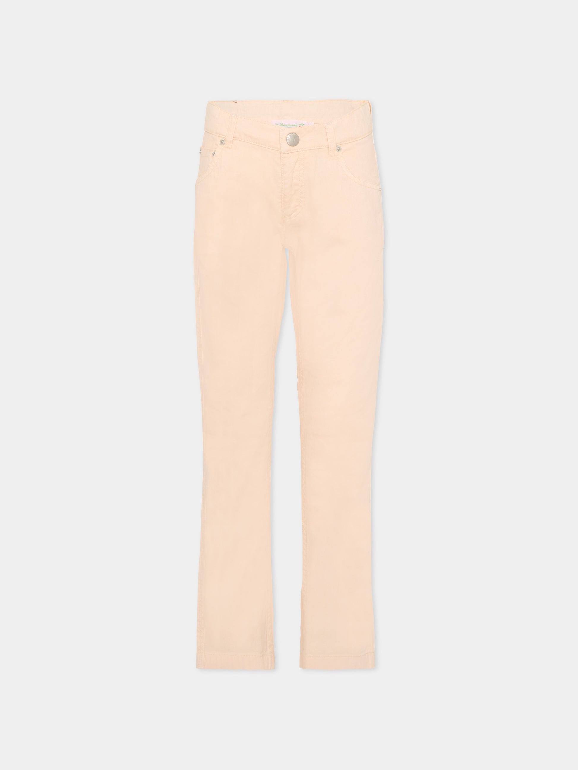 Pantaloni rosa per bambina con ciliegie,Bonpoint,S06GPAW00015 025A