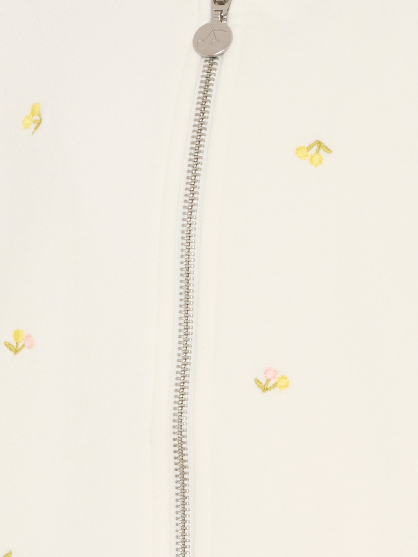 Felpa avorio per bambina con ciliegie,Bonpoint,S06GSWK00002 603