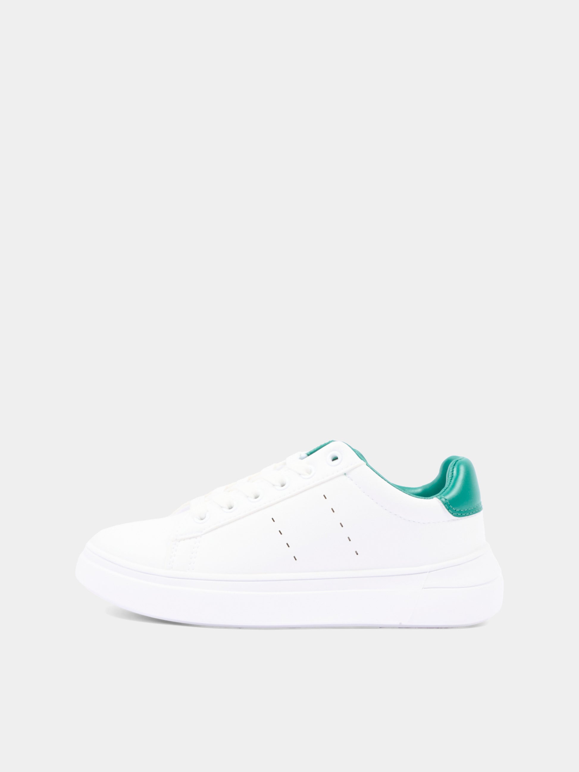 Sneakers bianche per bambino con logo,Calvin Klein Kids,V3X9 83301 1355X165