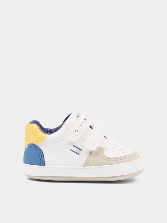 Sneakers multicolor per neonato con bandierina,Tommy Hilfiger Junior,T0B9 34330 1755Y913