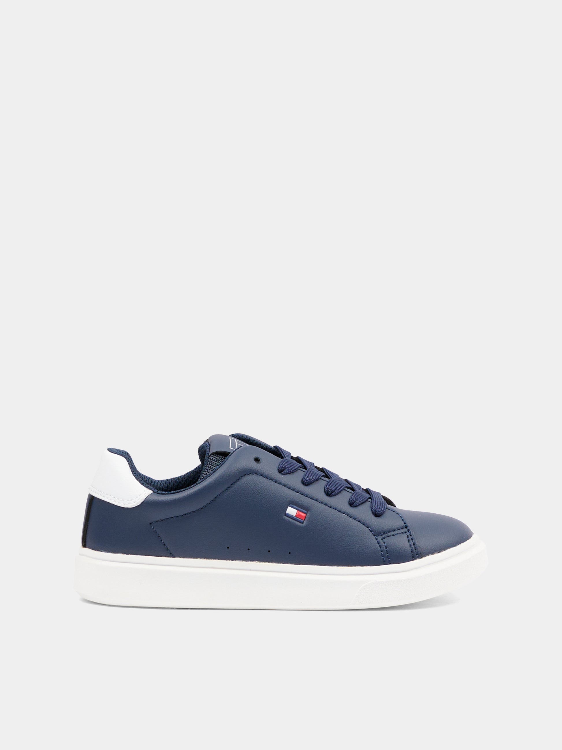 Sneakers blu per bambino con logo,Tommy Hilfiger Junior,T3X9 34350 1355X007