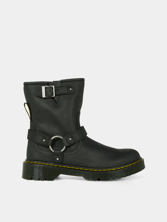 Stivali Genaya neri per bambina,Dr. Martens,GENAYA Y RIGGER BOOT 41490001 BLACK