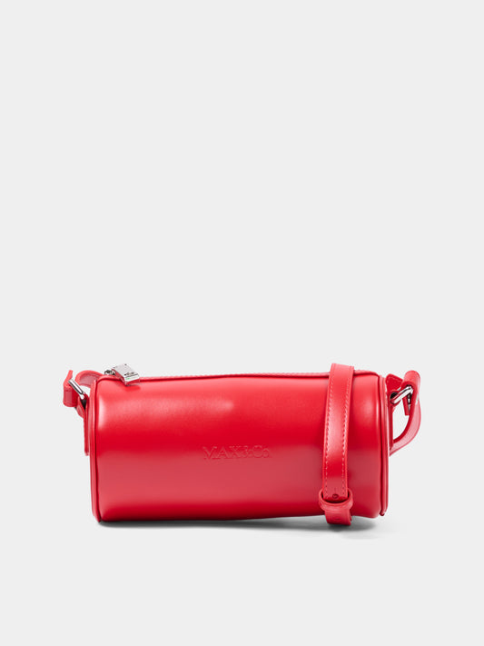 Borsa rossa per bambina con logo,Max&co,MX0263 MX090 MX400