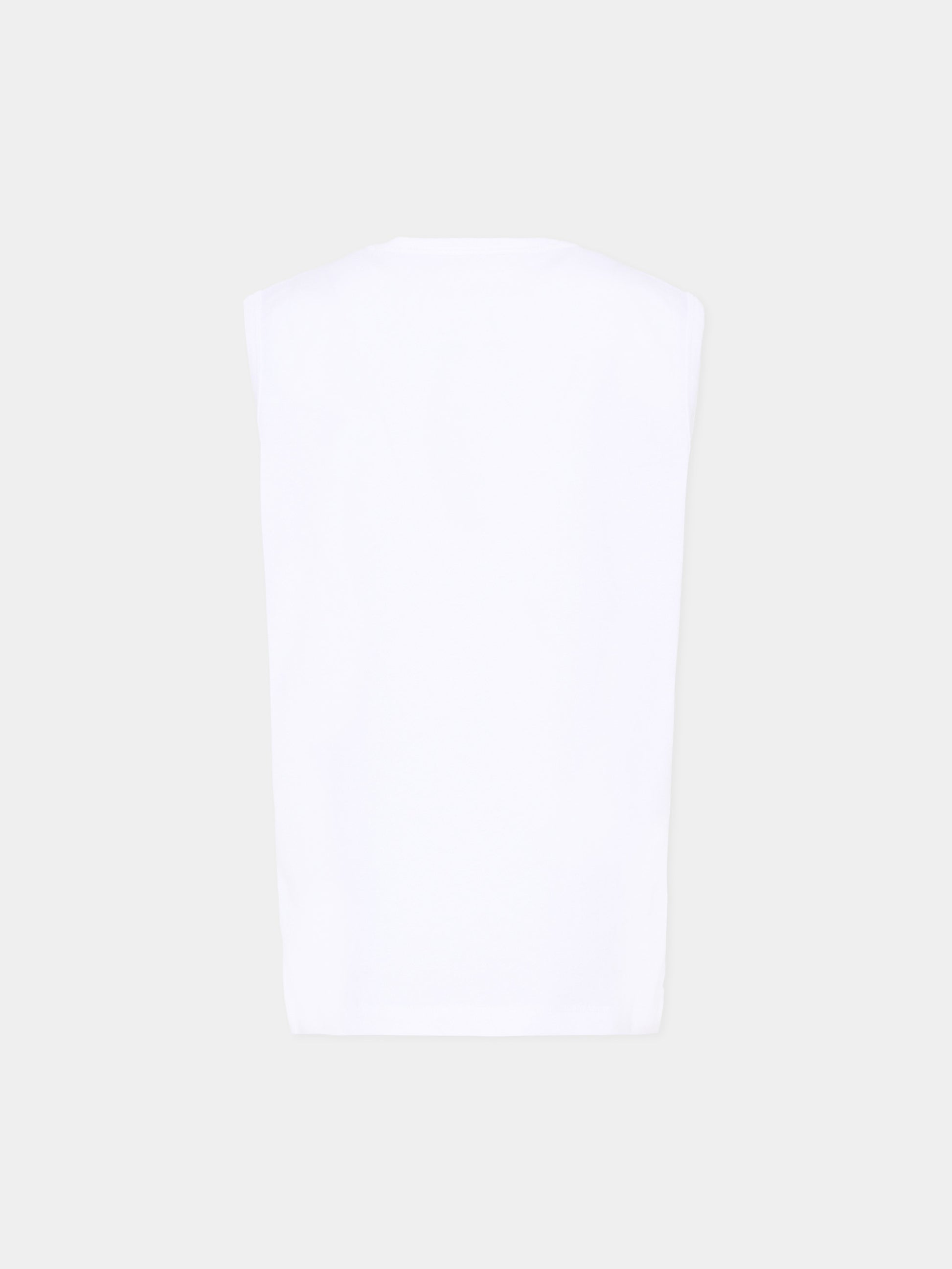 Canotta bianca MM6 per bambini logo,Mm6 Maison Margiela,M60575 MM04I M6100