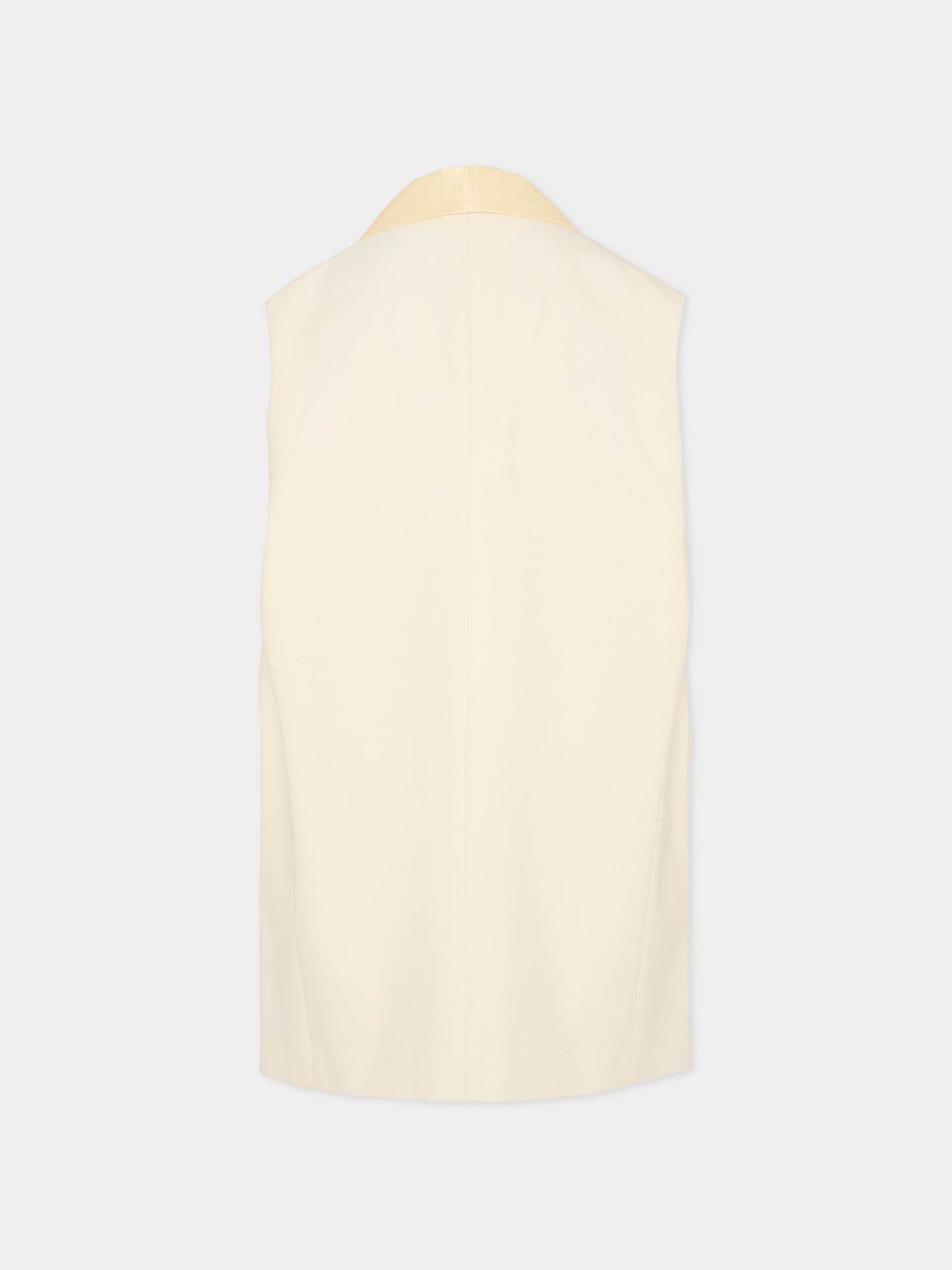 Gilet avorio per bambina con logo,Mm6 Maison Margiela,M60933 MM07G M6103