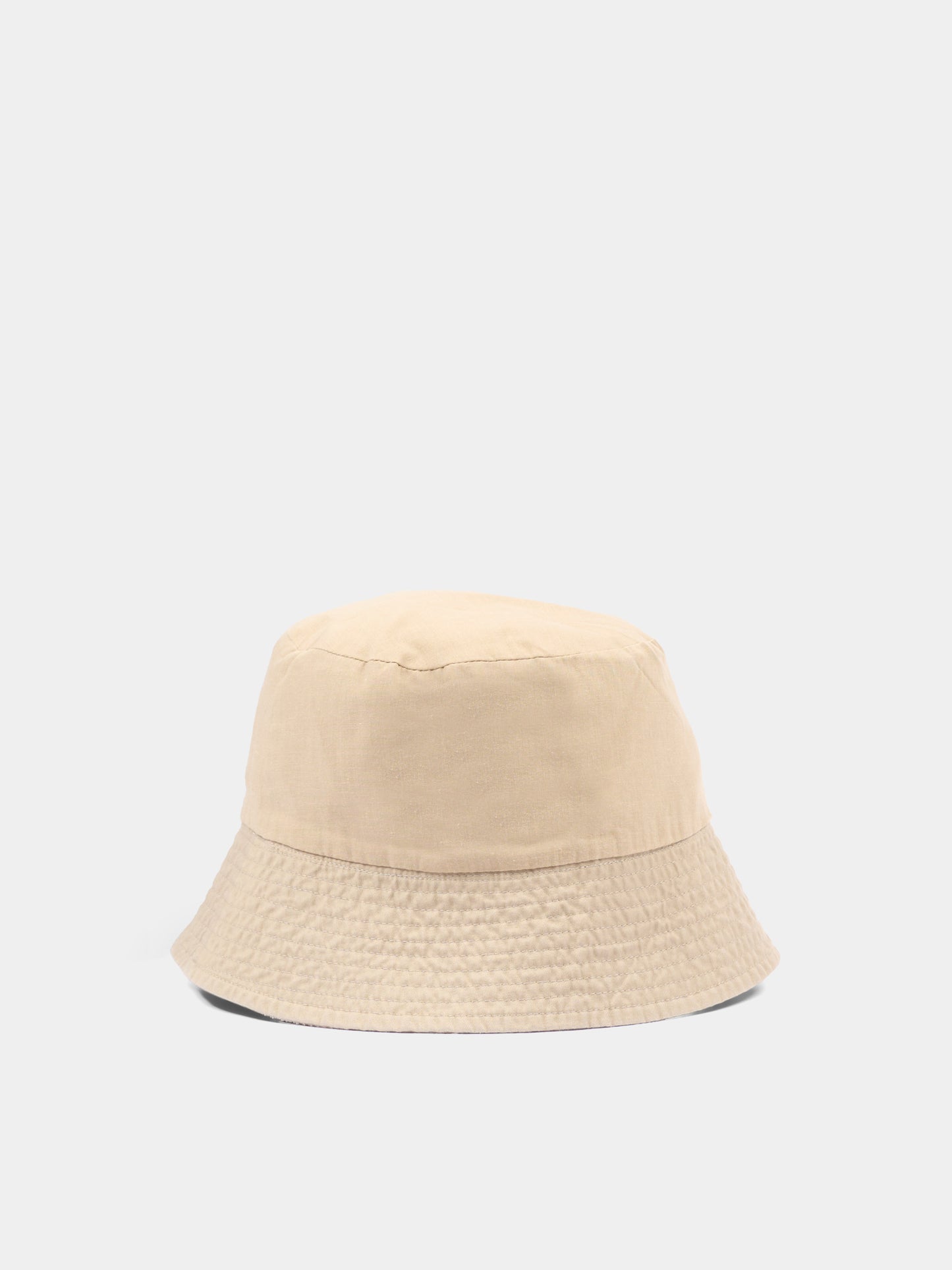 Cloche beige per bambini con logo numerico,Mm6 Maison Margiela,M60995 MM07B M6709